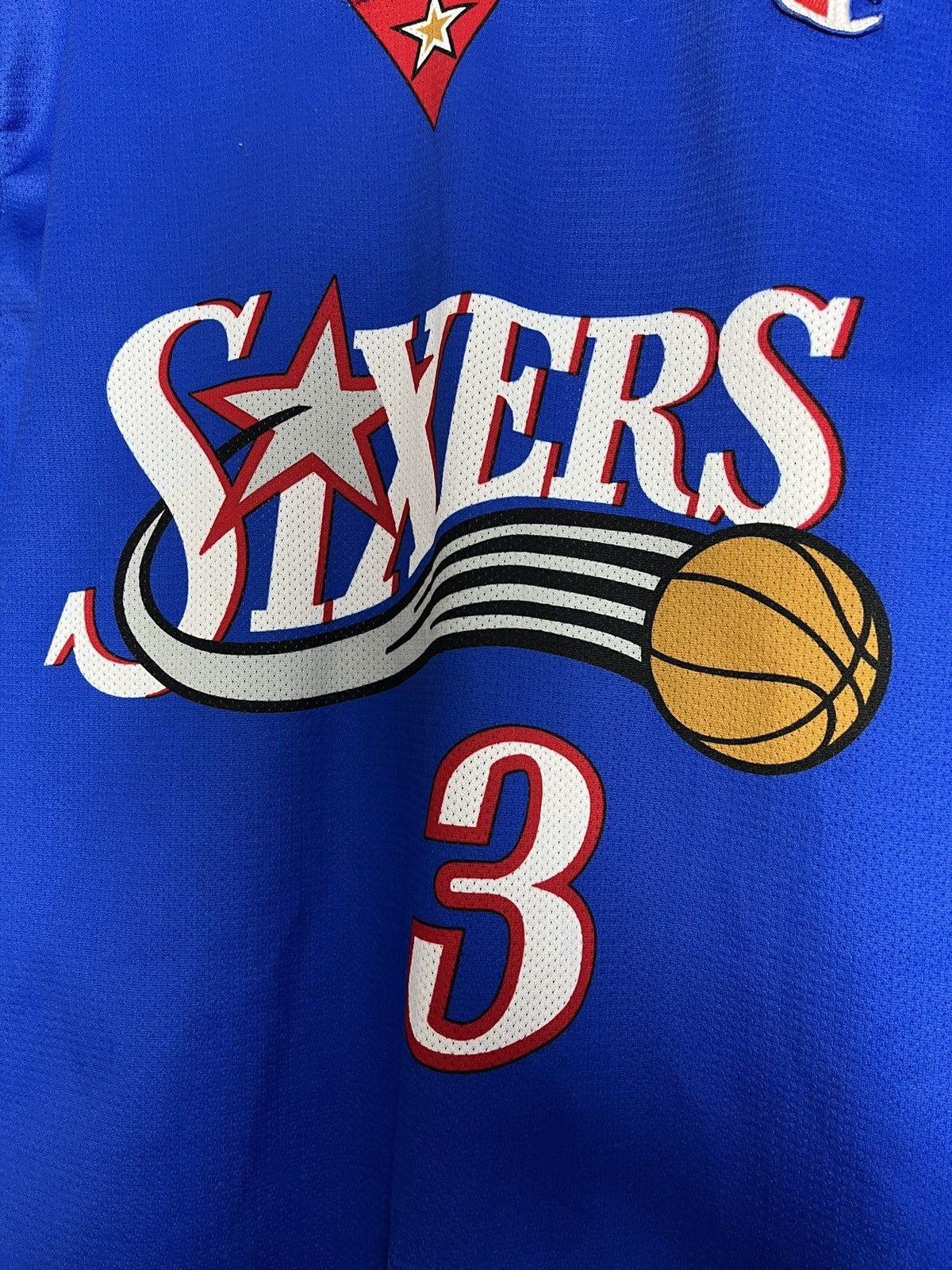 Champion Champion Philadelphia sixers Iverson 3 NBA vintage Jersey Size US L / EU 52-54 / 3 - 5 Thumbnail