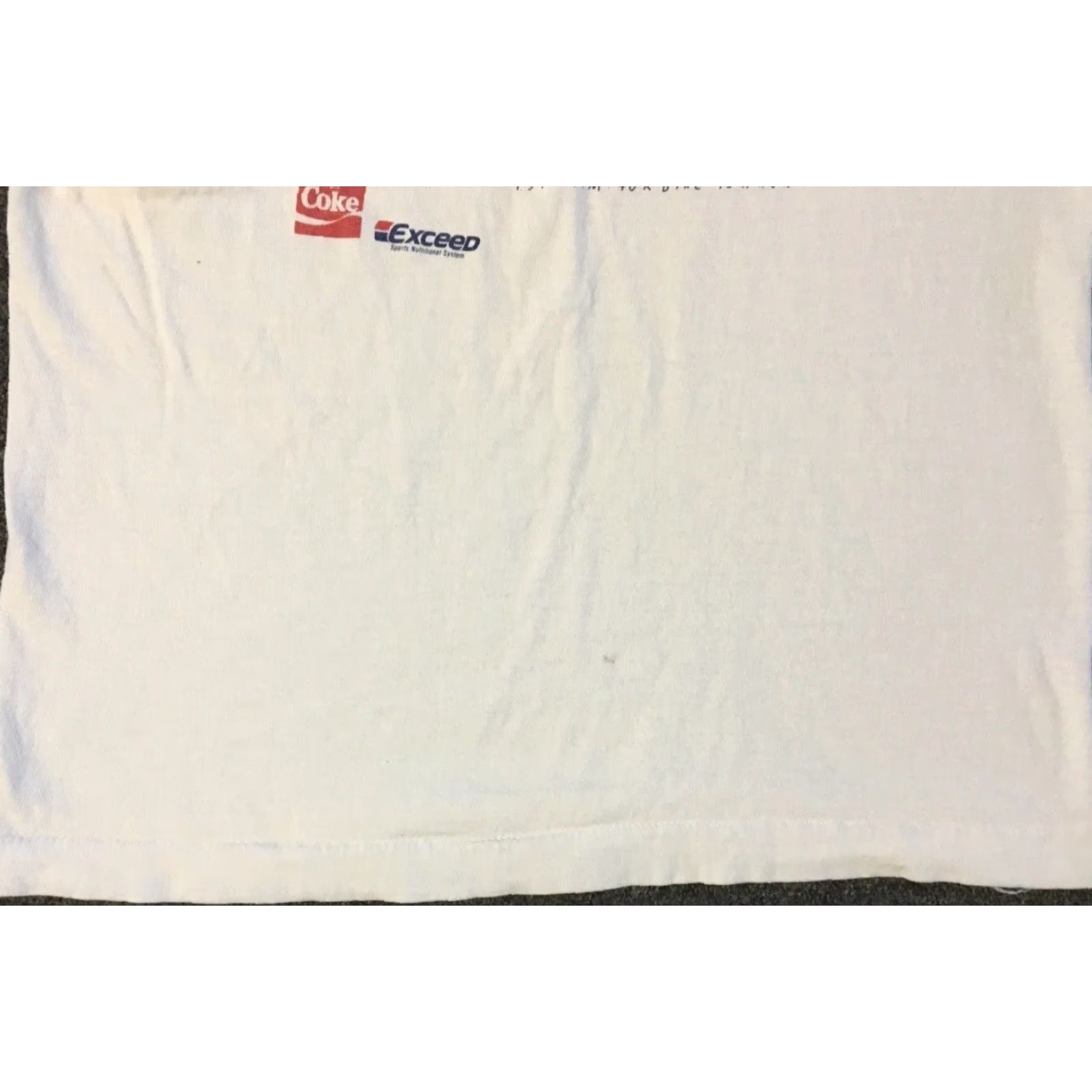 Vintage VINTAGE Bud Light Coca Cola Faded Triathlon Shirt M White 80s 90s Grunge Beer Sports USA Mens Size US M / EU 48-50 / 2 - 6 Thumbnail