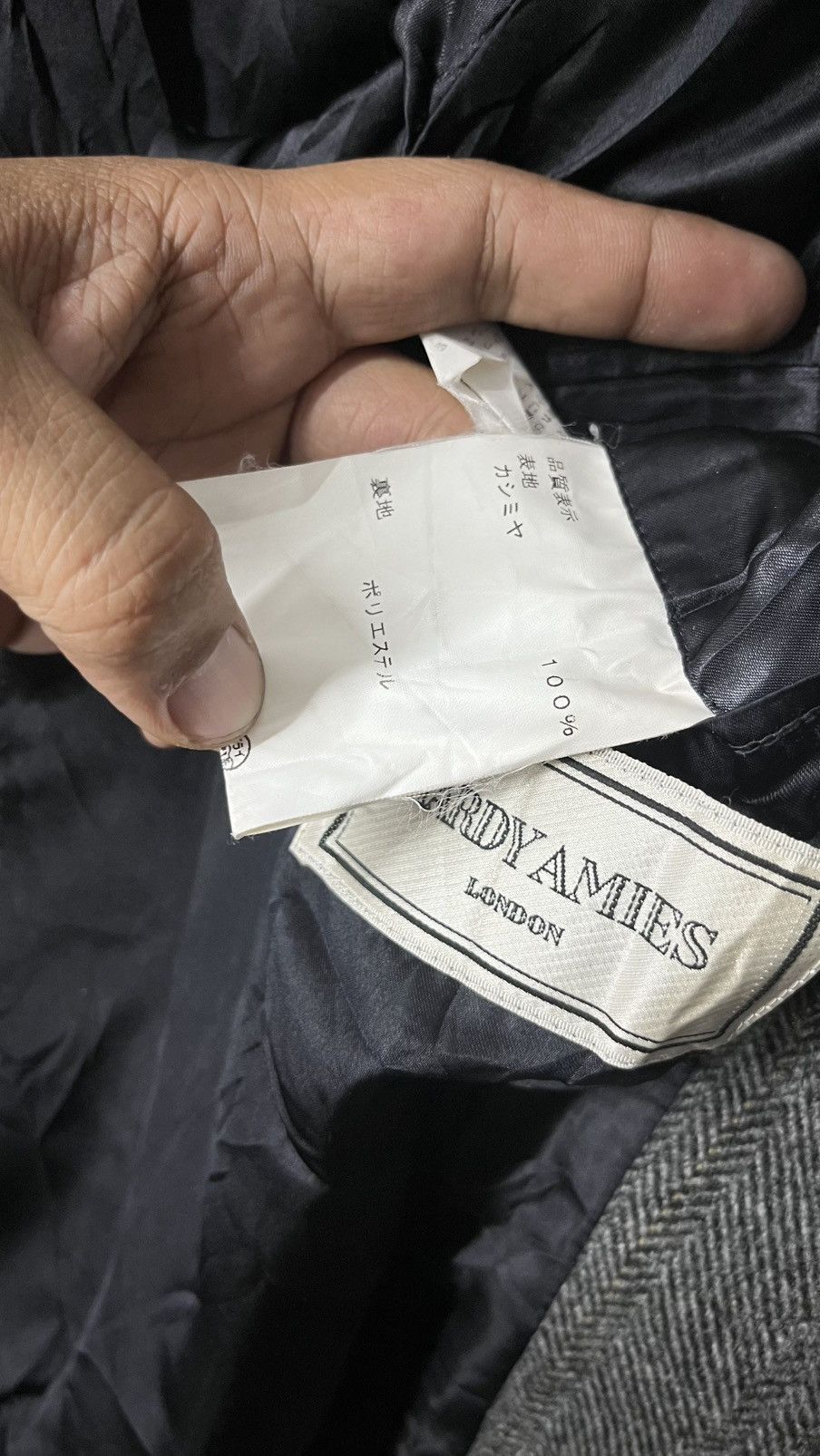 Hardy Amies HARDY AMIES CASHMERE LONG COAT WOOL PARKA JACKET Size US M / EU 48-50 / 2 - 9 Thumbnail
