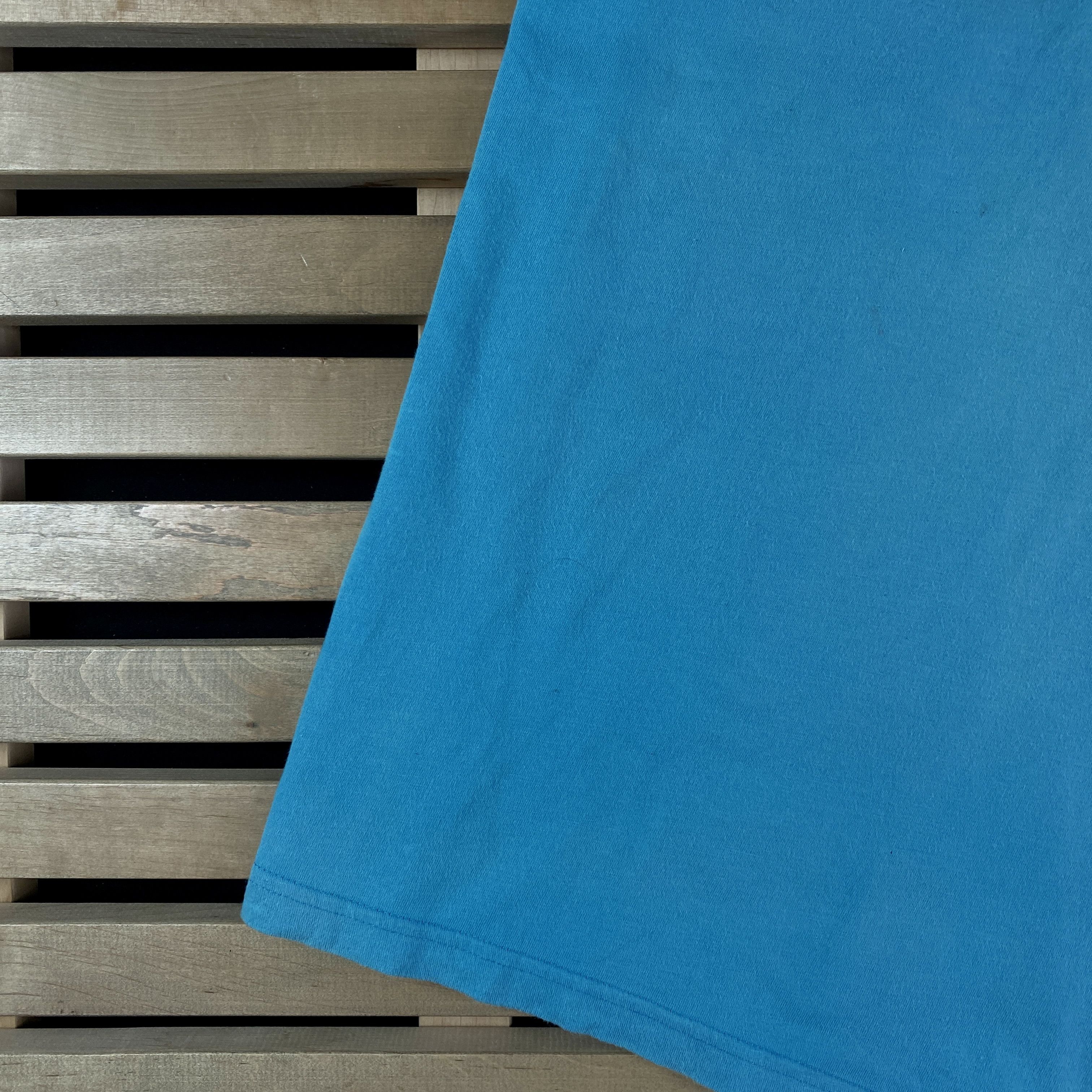 Nike Mens T Shirt Nike Vintage Swoosh Size M Blue Size US M / EU 48-50 / 2 - 3 Thumbnail
