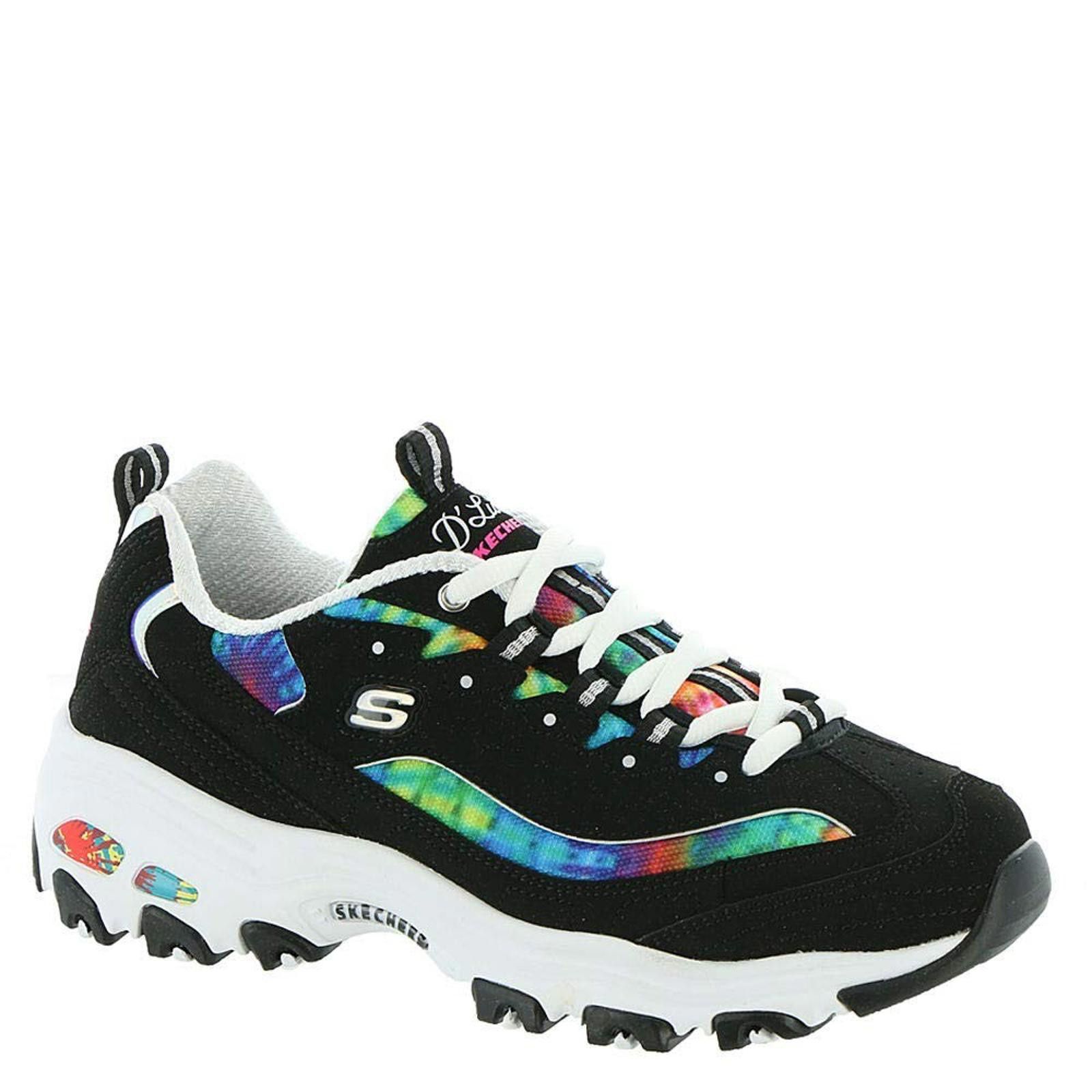 SKECHERS Womens Skechers D'Lites 5 WIDE Summer Fiesta Memory Foam NEW Size US 5 / IT 35 - 6 Thumbnail