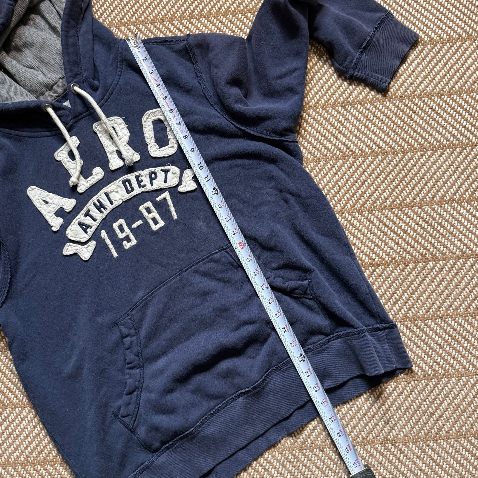Aeropostale Y2K 2000s Aeropostale Navy Blue Hoodie XL Size US XL / EU 56 / 4 - 5 Thumbnail
