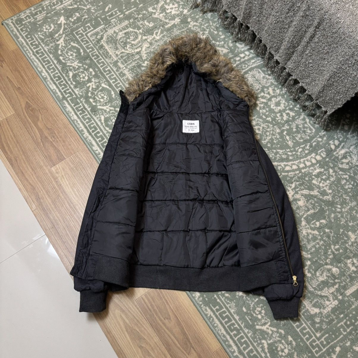 If Six Was Nine × Japanese Brand × Le Grande Bleu (L.G.B.) G.O.A | Coen tokyo japan Fur jacket IfSixWasNine LGB Style Size M / US 6-8 / IT 42-44 - 3 Thumbnail