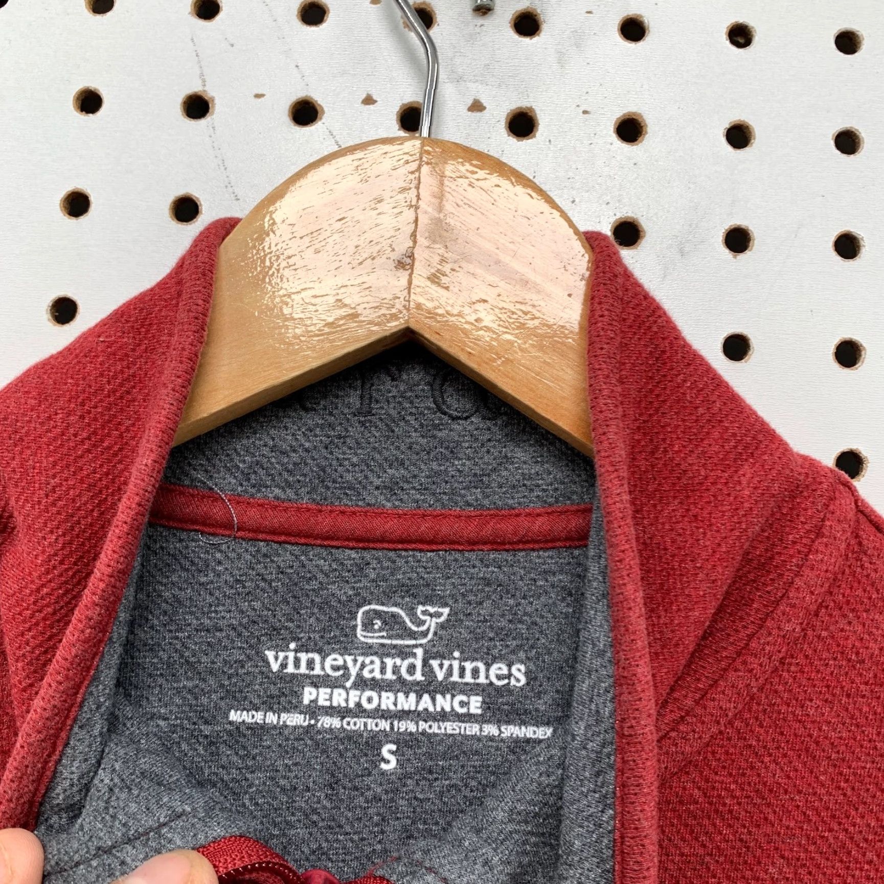 Vineyard Vines Vineyard Vines Performance Sweater Mens Small Red 1/4 Zip Preppy Work Size US S / EU 44-46 / 1 - 3 Thumbnail