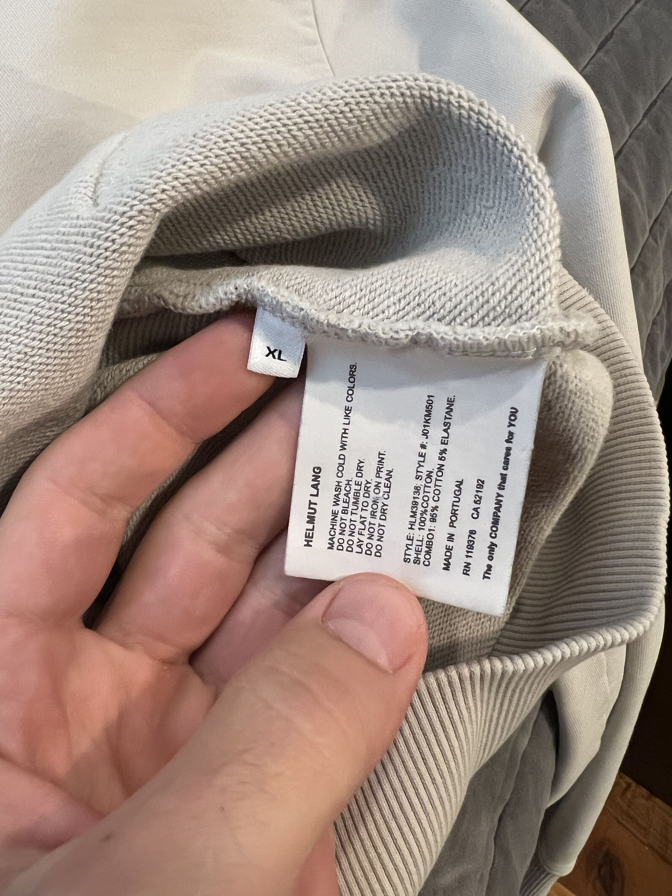 Helmut Lang Helmut Lang Front Logo Hoodie Size US XL / EU 56 / 4 - 2 Thumbnail