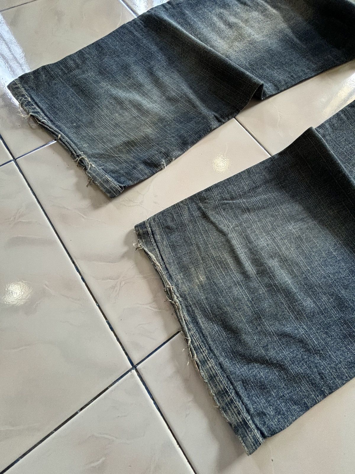 Pelle Pelle Pelle Pelle Mud Wash Baggy Patchwork Denim Jeans Size US 32 / EU 48 - 18 Thumbnail