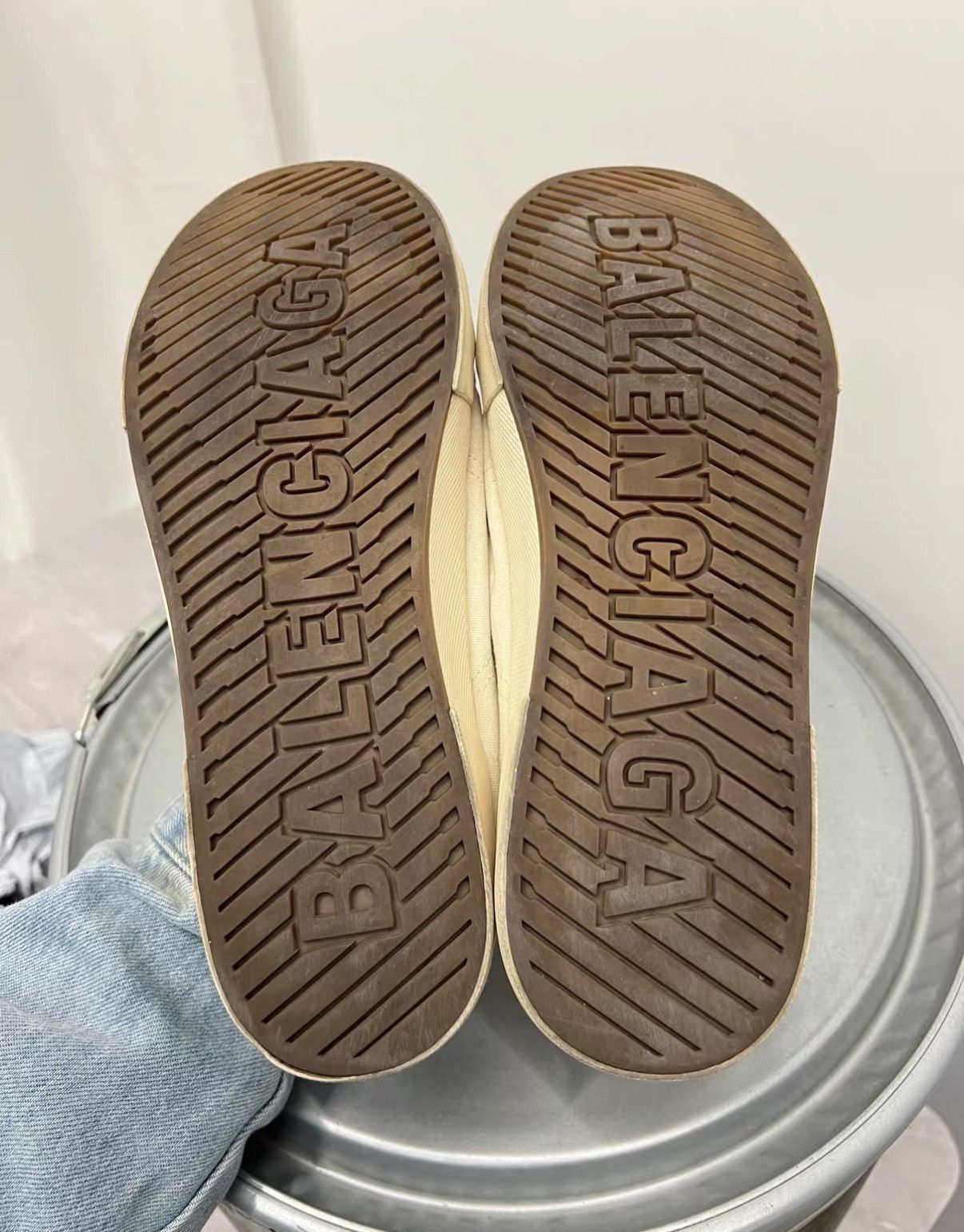 Balenciaga Balenciaga Paris Canvas Slide J42 Size US 8.5 / EU 41-42 - 5 Thumbnail