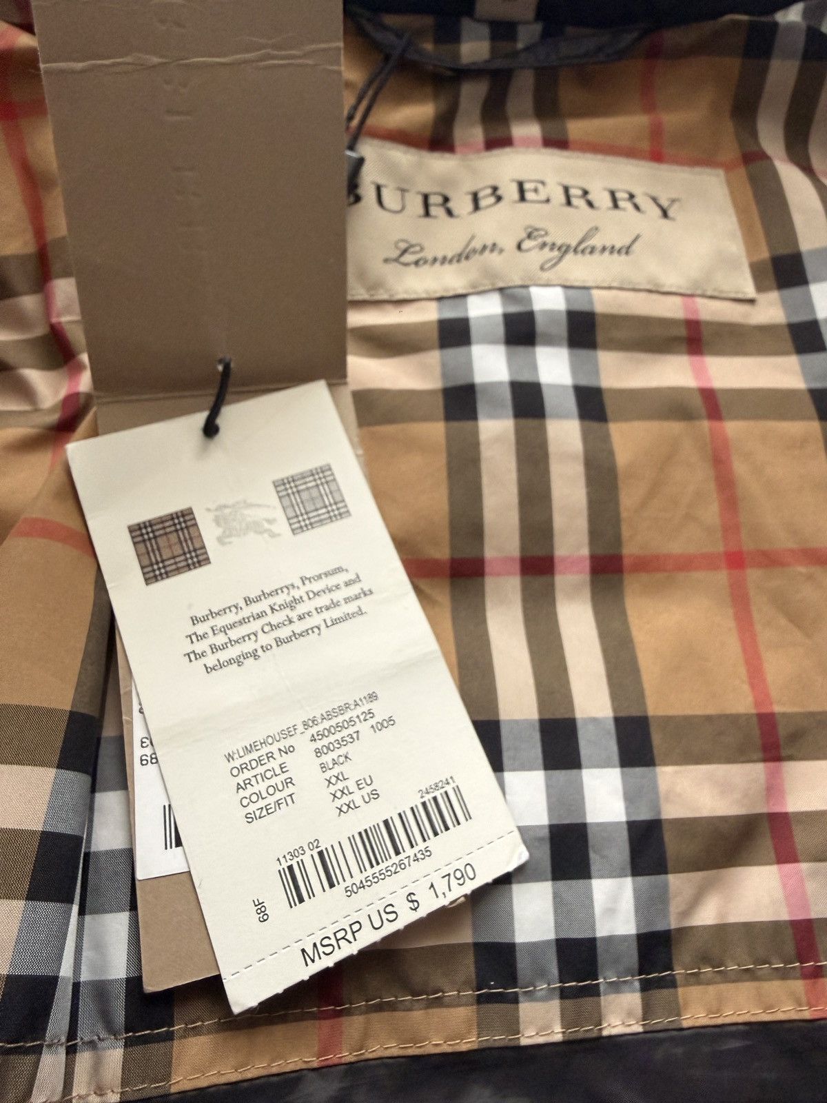 Burberry Burberry Limehouse Puffer Coat – Black | Size XXL | NWT Size XXL / US 16-18 / IT 52-54 - 6 Thumbnail