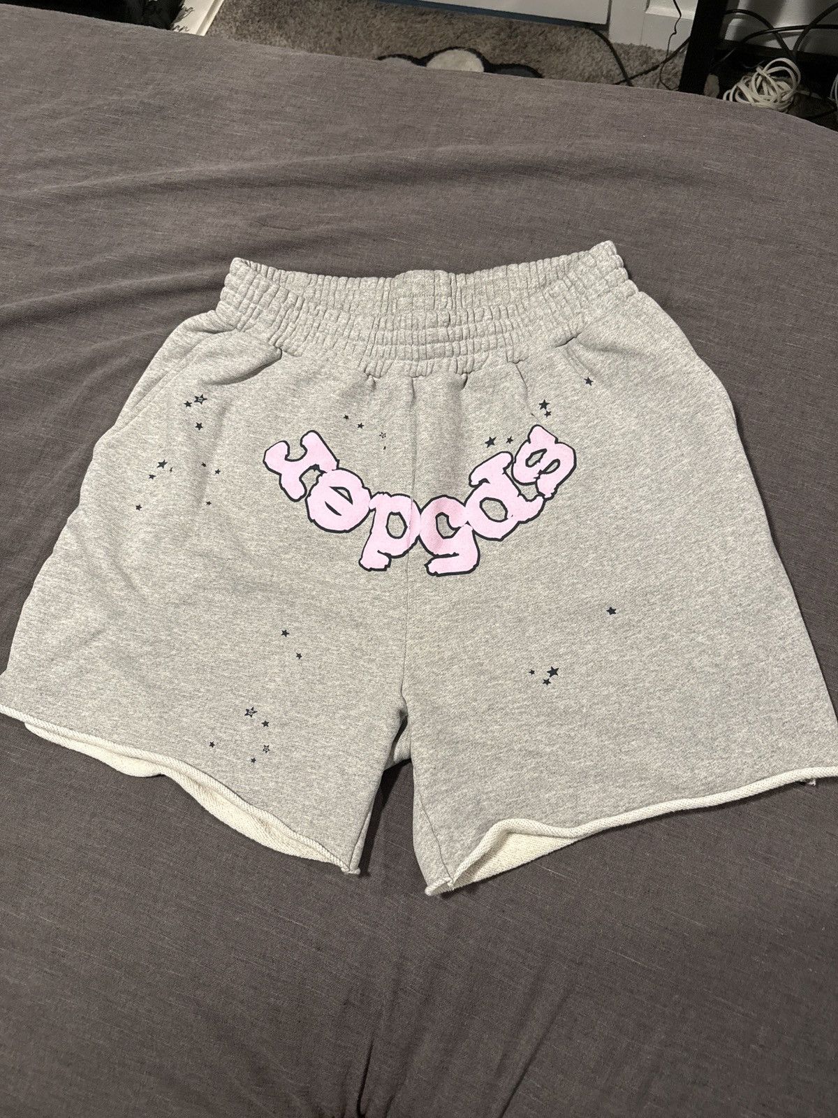 Sp5der Sp5der OG web logo sweat short Size US 32 / EU 48 - 1 Thumbnail