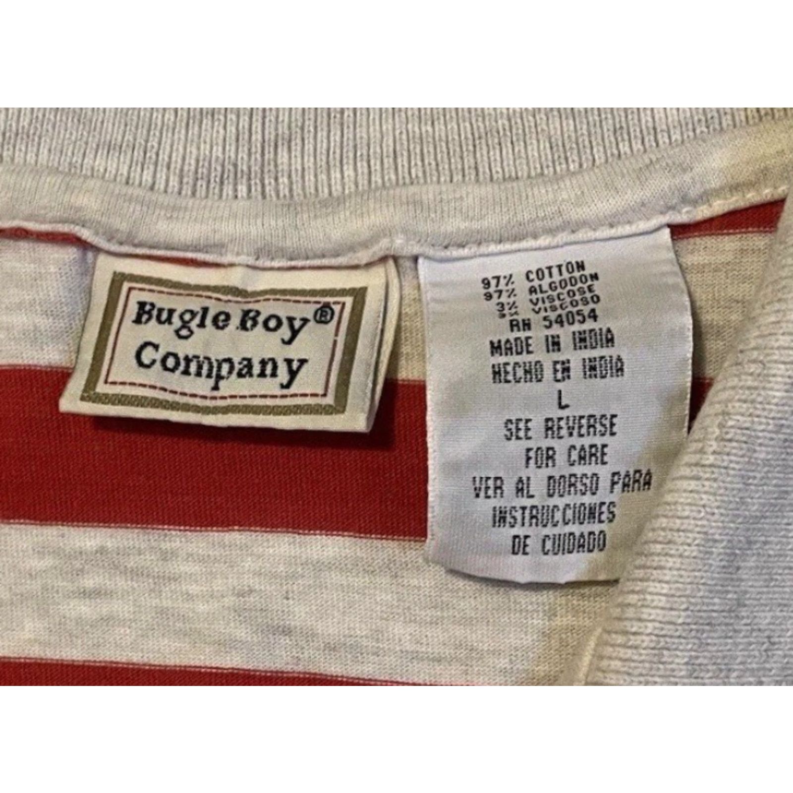 Quiksilver VINTAGE Bugle Boy Striped Polo Shirt M L Red Mens Polo Shirt 90s Grunge Surf Skate Vaporwave Gotcha Ocean Pacific California USA Vintage 90s Size US M / EU 48-50 / 2 - 4 Thumbnail