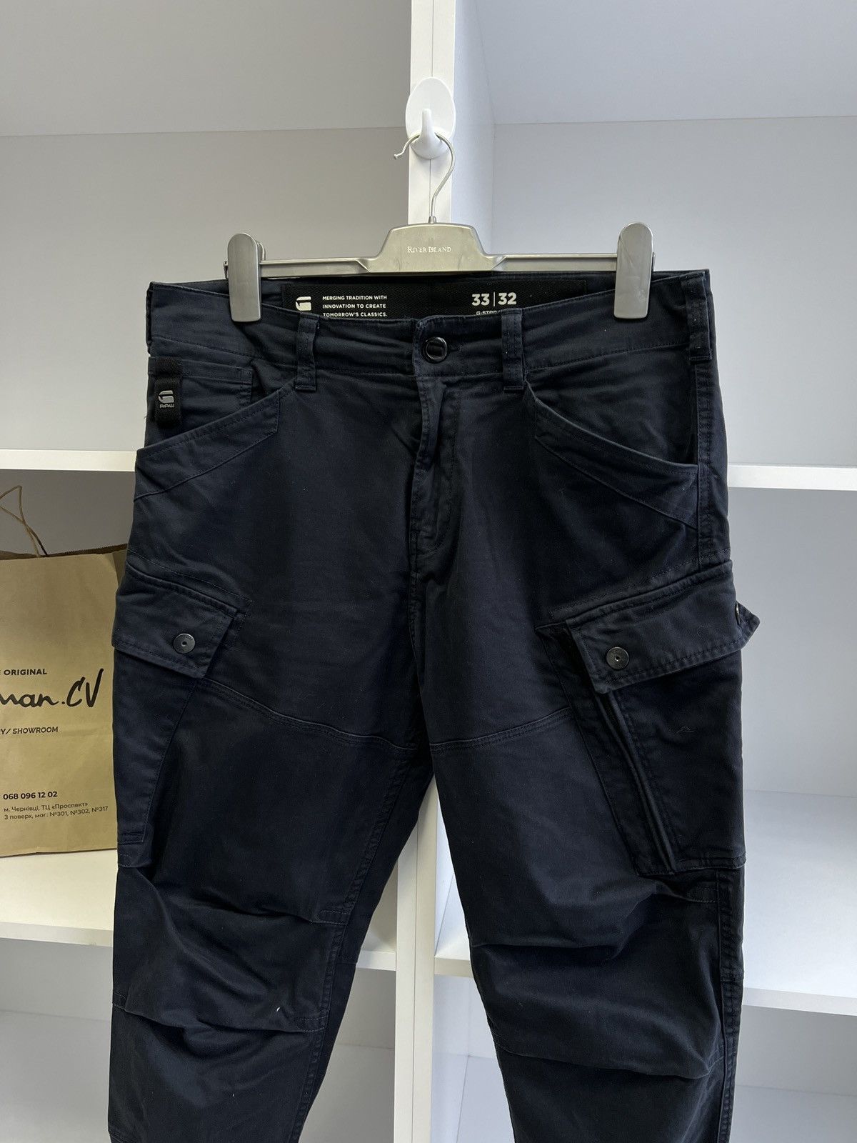 G-Star × Vintage Vintage G-Star Raw multi pocket pants Size US 33 - 5 Thumbnail