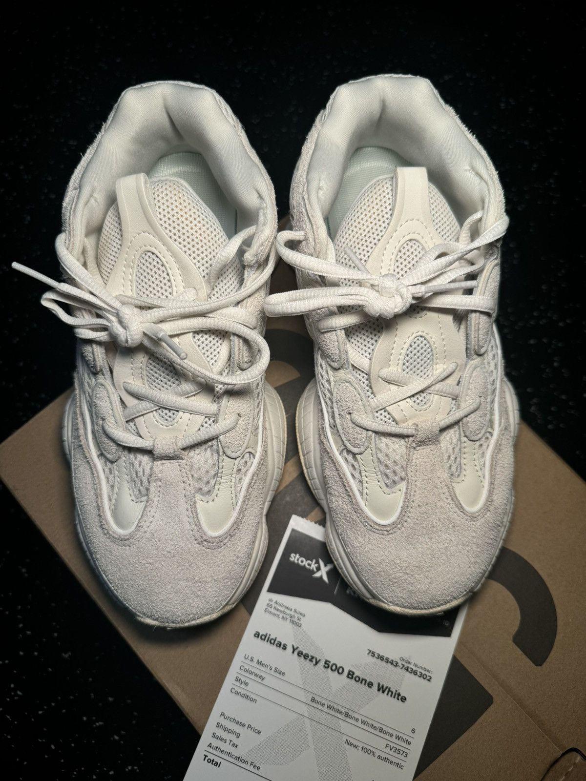 Adidas × Yeezy Yeezy 500 bone white 6Y Size US 6 / EU 39 - 4 Thumbnail