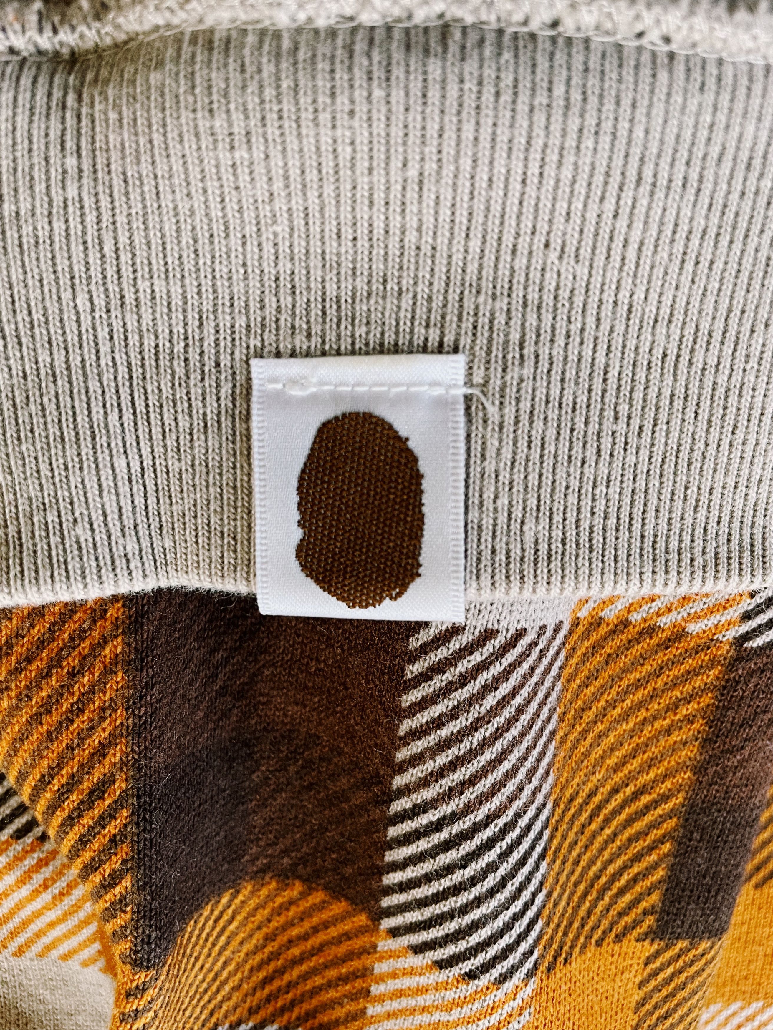 Bape Vintage Y2K Bape A Bathing Ape Checkered Full zip Hoodie Size US M / EU 48-50 / 2 - 7 Thumbnail