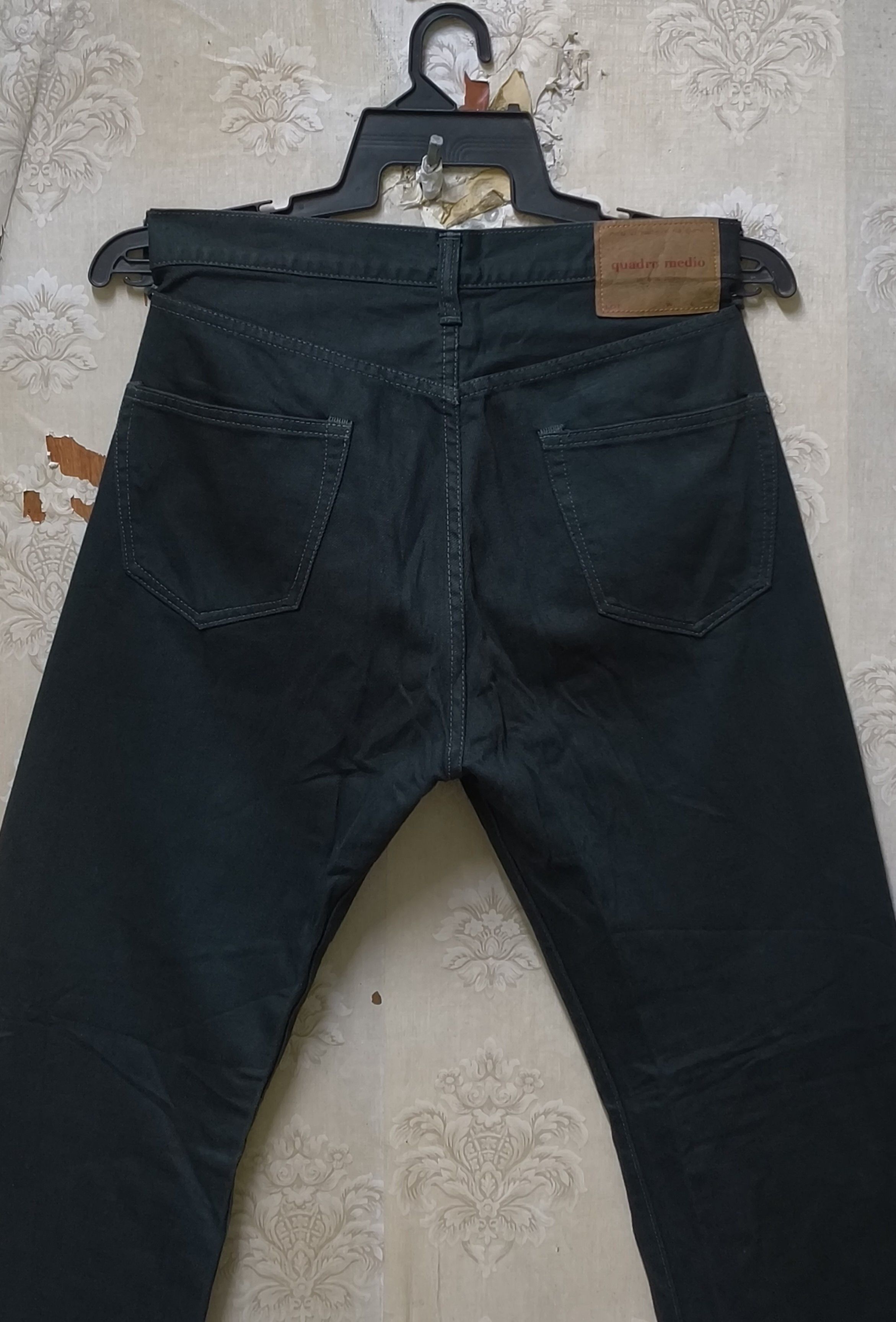 Japanese Brand Quadro Medio Jeans Vintage made in Japan Size US 35 - 7 Thumbnail