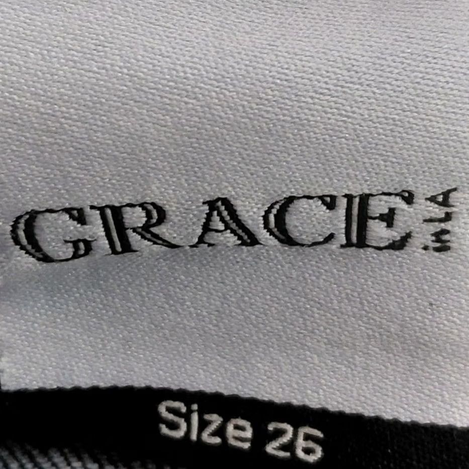 Grace in LA GRACE Boot Cut Jeans Women Size 26 Embroidered Blue Denim Bootcut Size 26" / US 2 / IT 38 - 7 Thumbnail