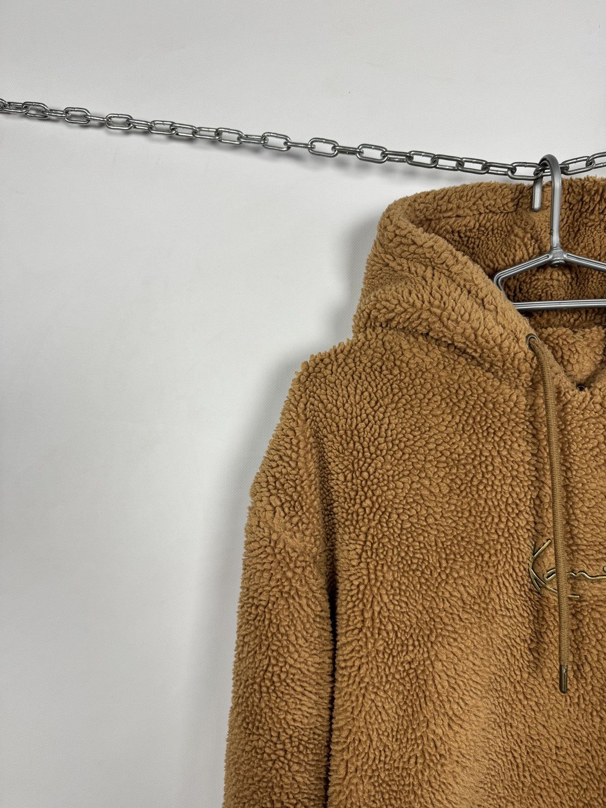 Karl Kani Men’s Karl Kani Fleece Sherpa Teddy Hoodie Metal Logo XL Size US XL / EU 56 / 4 - 3 Thumbnail