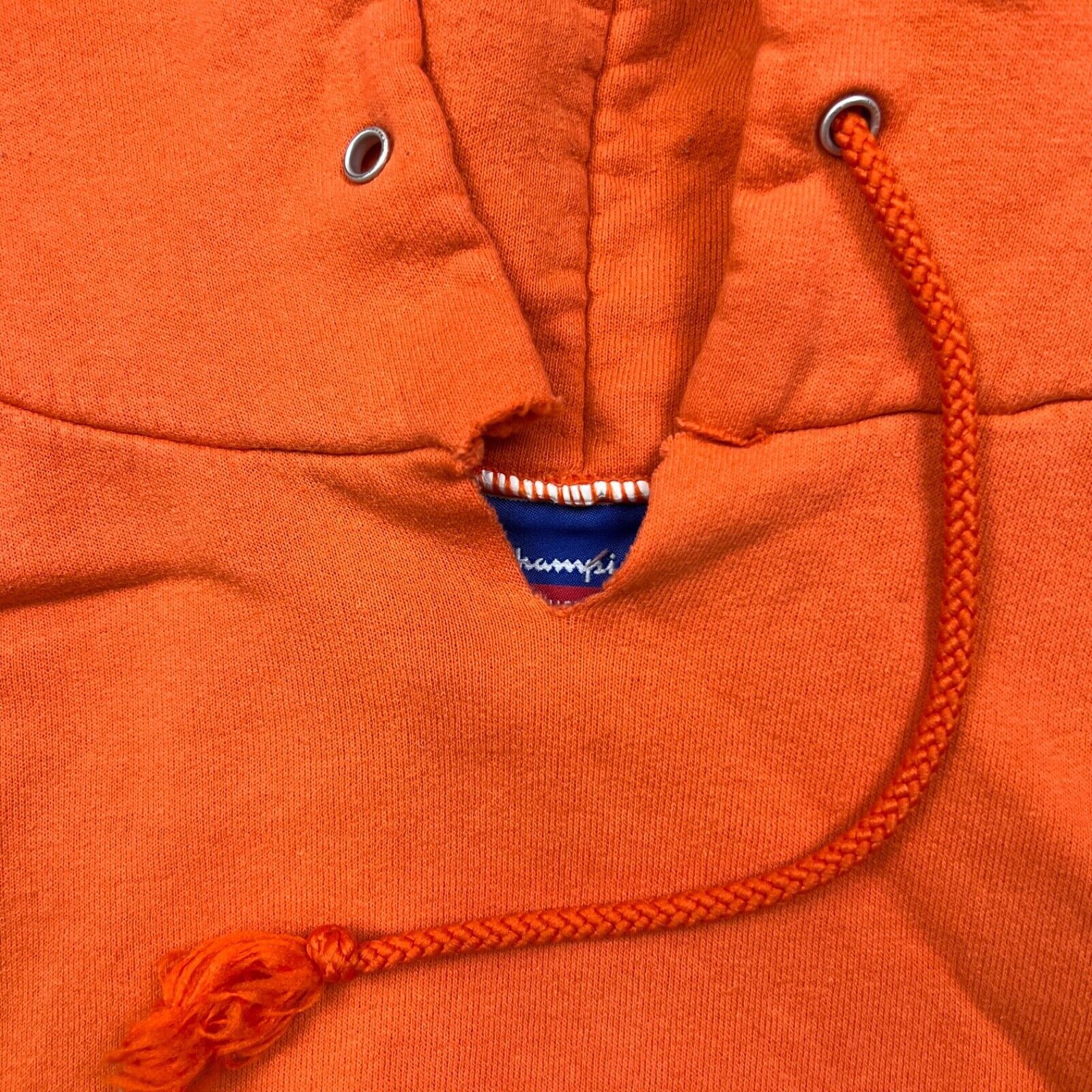 Champion × Vintage Champion Hoodie Authentic Script Distress Hooded Sweatshirt Size US M / EU 48-50 / 2 - 3 Thumbnail