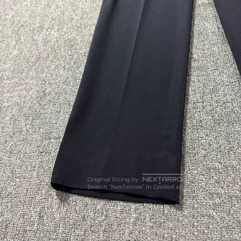 Dior Dior Pure black woollen trousers Size 46R - 2 Thumbnail