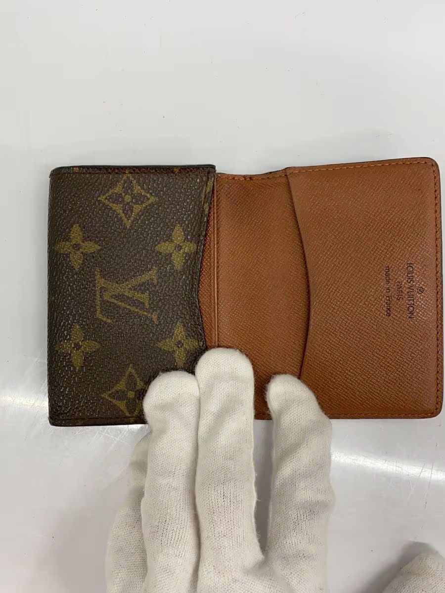 Louis Vuitton Louis Vuitton Monogram Canvas Envelope Carte de Visite Brown Size ONE SIZE - 4 Thumbnail