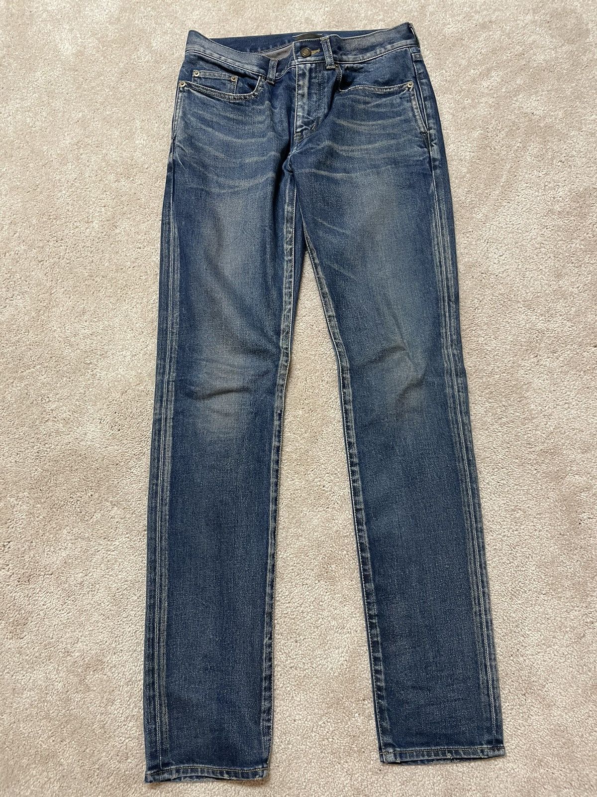 Saint Laurent Paris Blue Jeans D02 M/SK-LW Denim