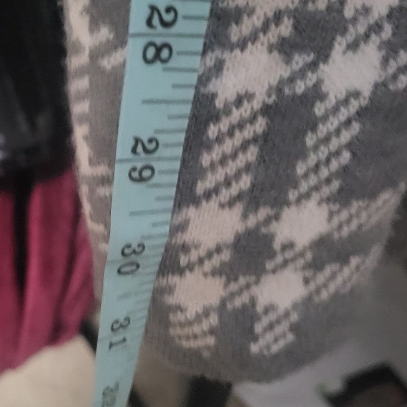 French Connection French Connection Gray. Light Pink & White Plaid Cardigan -S Size S / US 4 / IT 40 - 7 Thumbnail