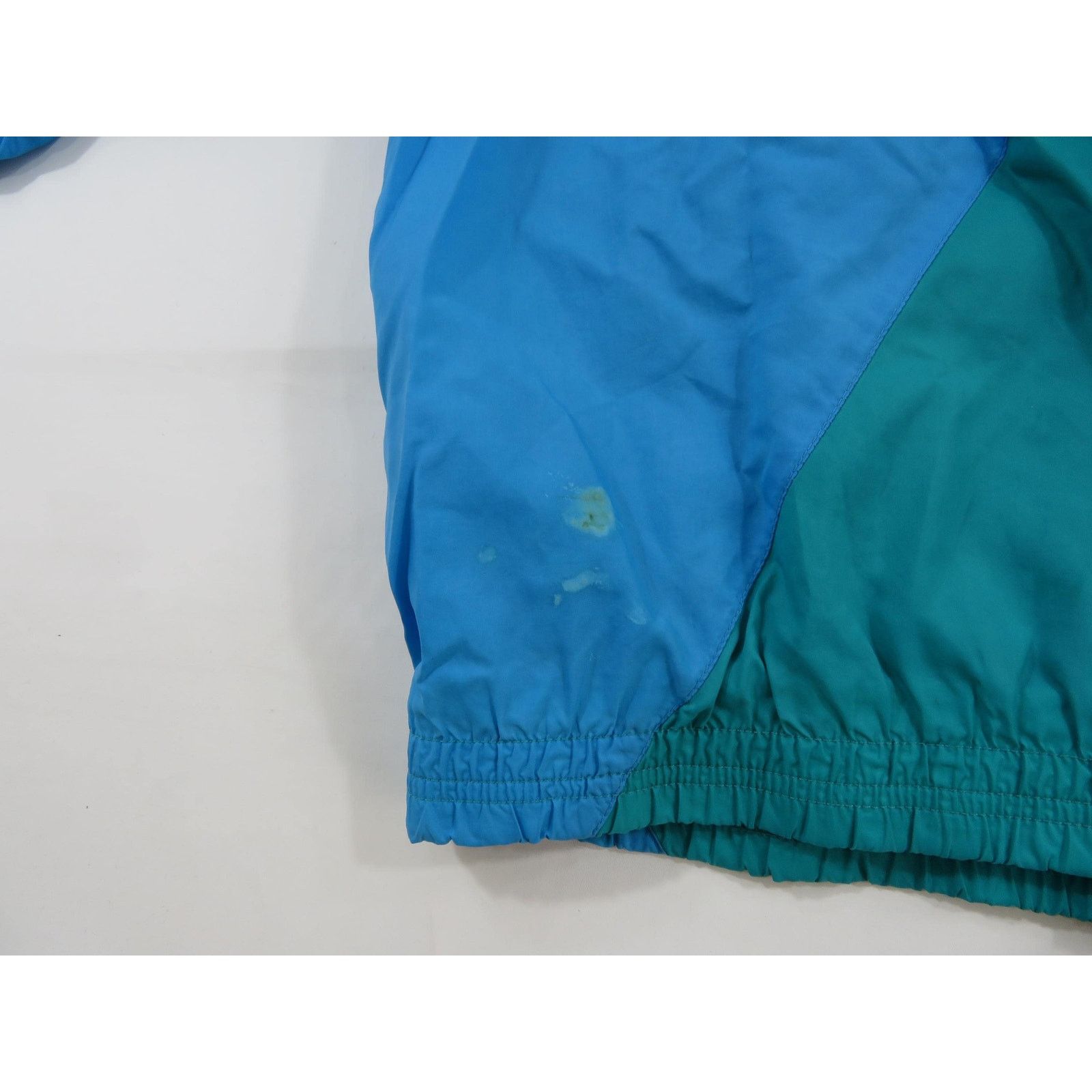 Nike Nike Windbreaker Jacket, Gray Tag, Green Blue Sz L 1990s Size US L / EU 52-54 / 3 - 7 Thumbnail