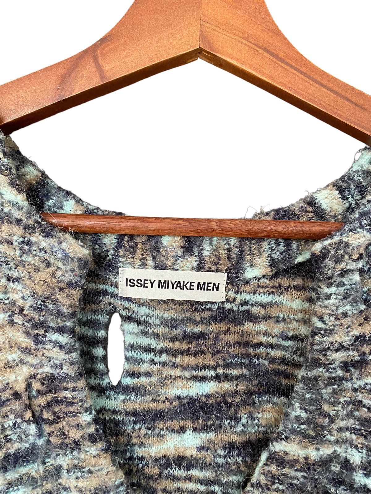 If Six Was Nine Vintage Brand Issey Miyake Men Wool Knitwear 1990s Size US M / EU 48-50 / 2 - 8 Thumbnail