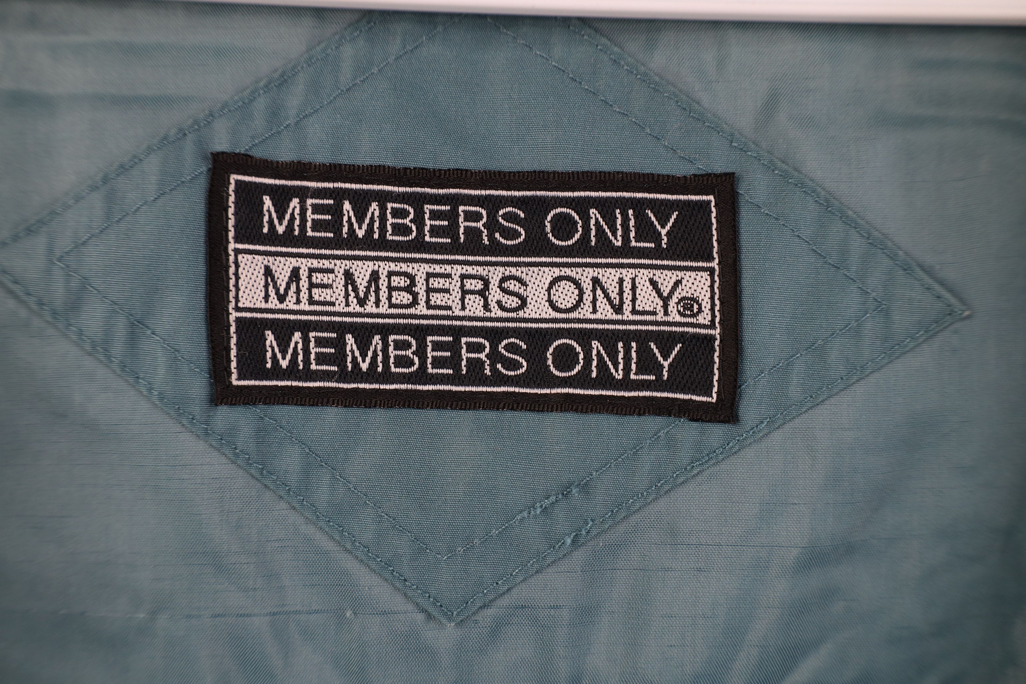 Vintage Vintage 80s 90s Members Only Cafe Racer Bomber Jacket Teal Size US XL / EU 56 / 4 - 11 Thumbnail