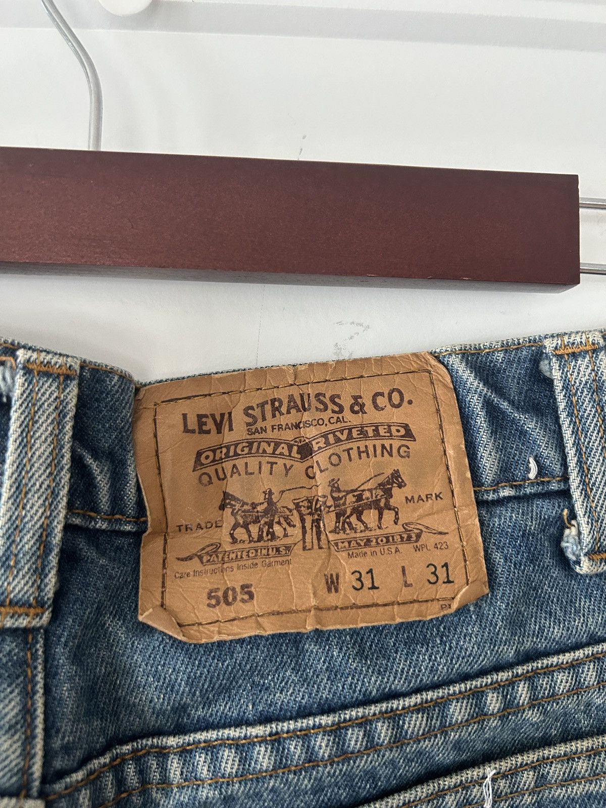 Levi's Vintage Clothing Levi’s Vintage Orange Tag 505s Size US 31 - 3 Thumbnail