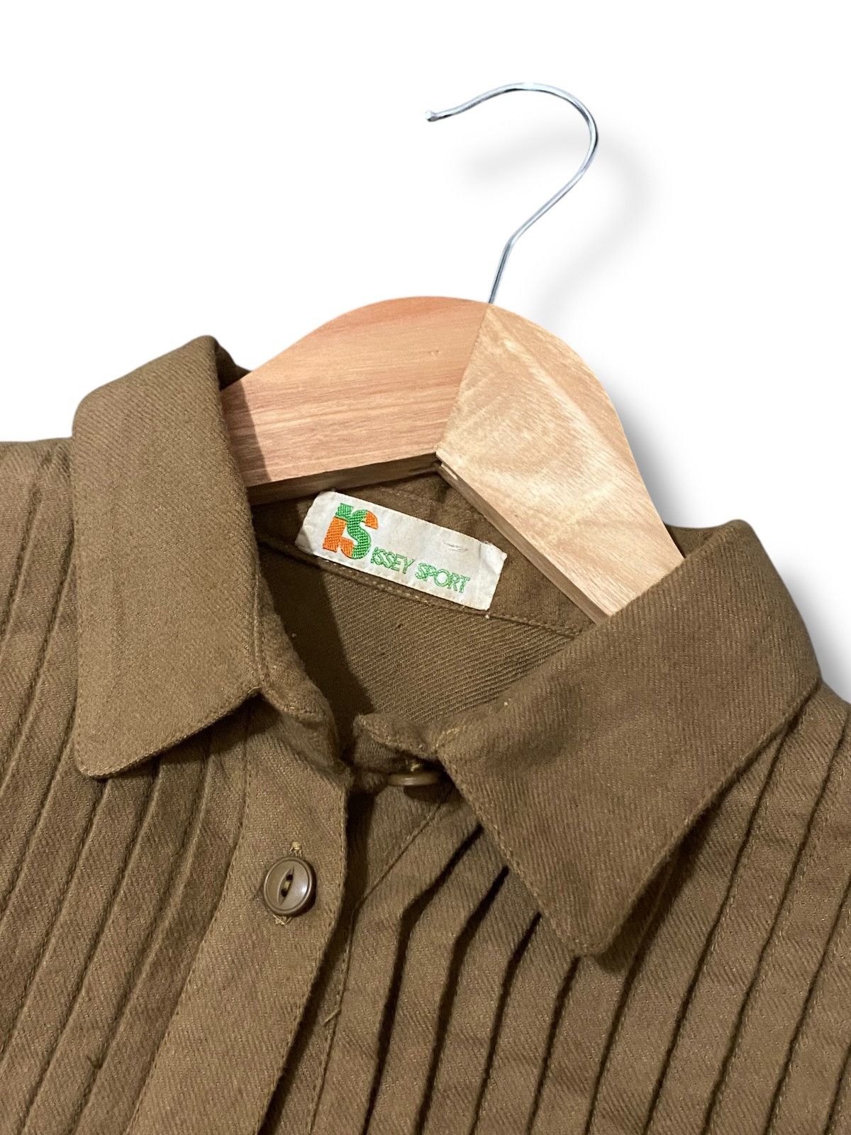 Designer Issey Miyake Pleated Longsleeve Shirt Size US L / EU 52-54 / 3 - 5 Thumbnail