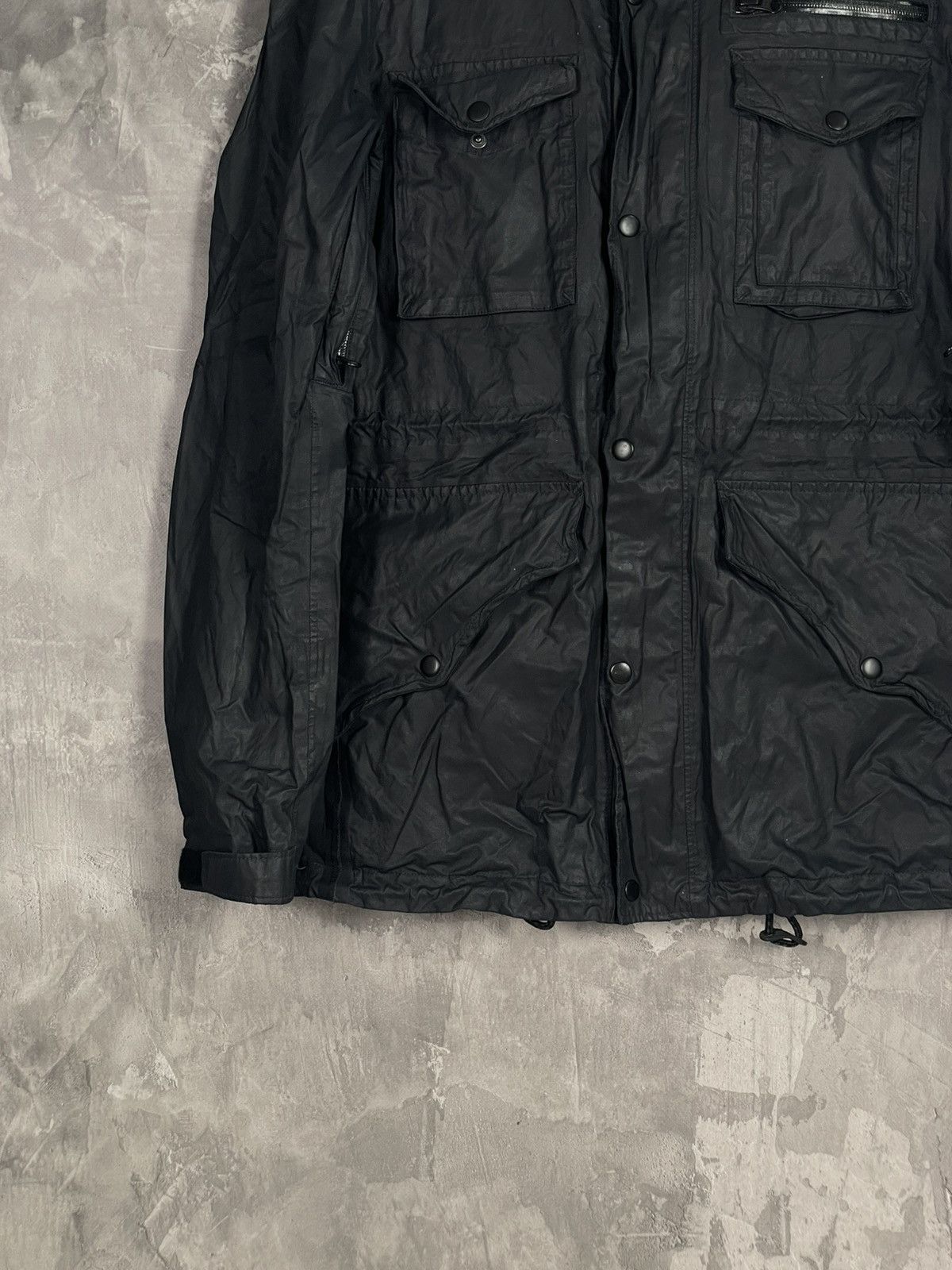 Allsaints × Japanese Brand Allsaints Black Windproof Y2K Archival 90s Vintage Jacket Size US S / EU 44-46 / 1 - 5 Thumbnail