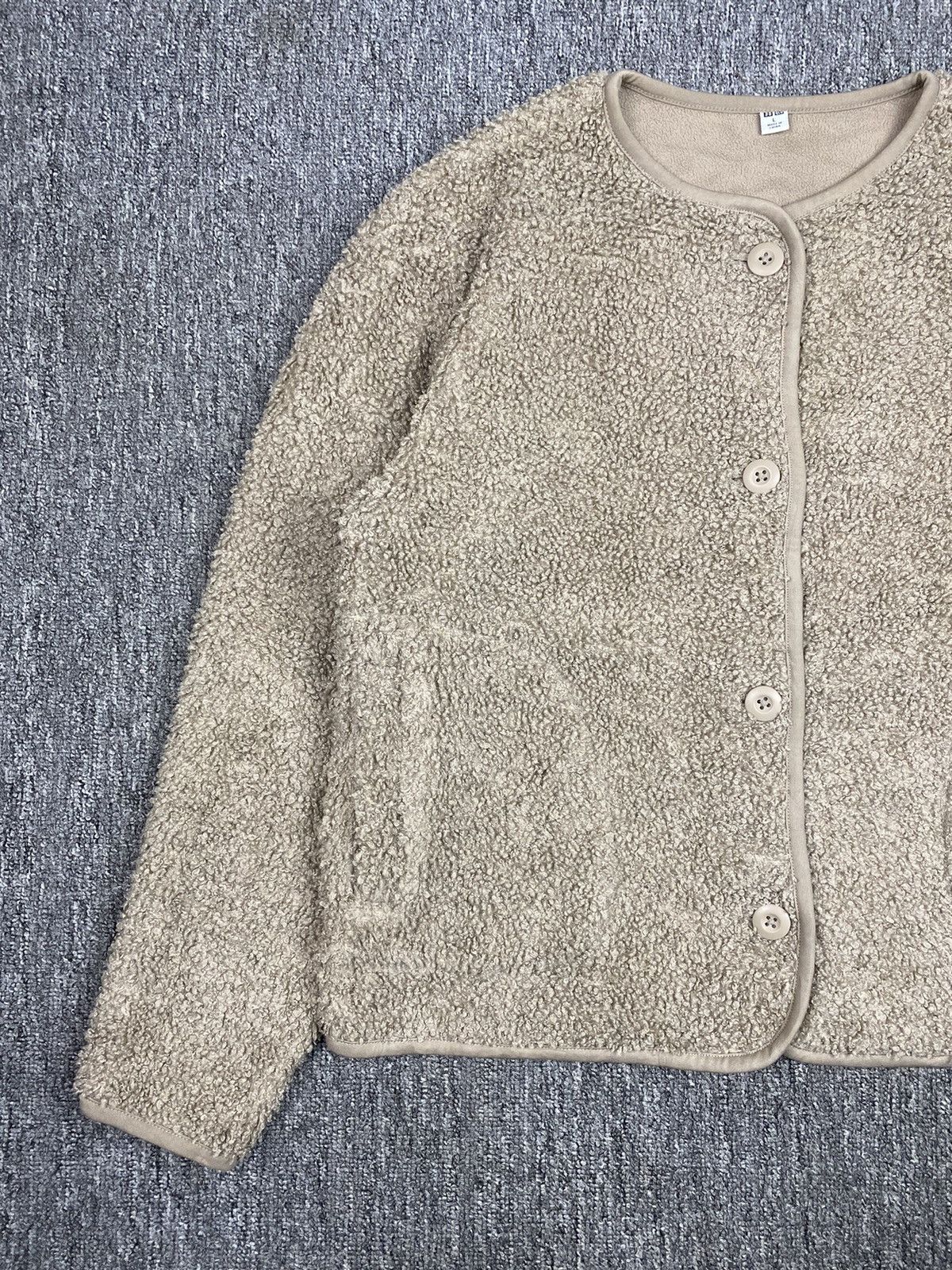 Japanese Brand × Uniqlo Cropped Fleece Cardigan L Size L / US 10 / IT 46 - 3 Thumbnail