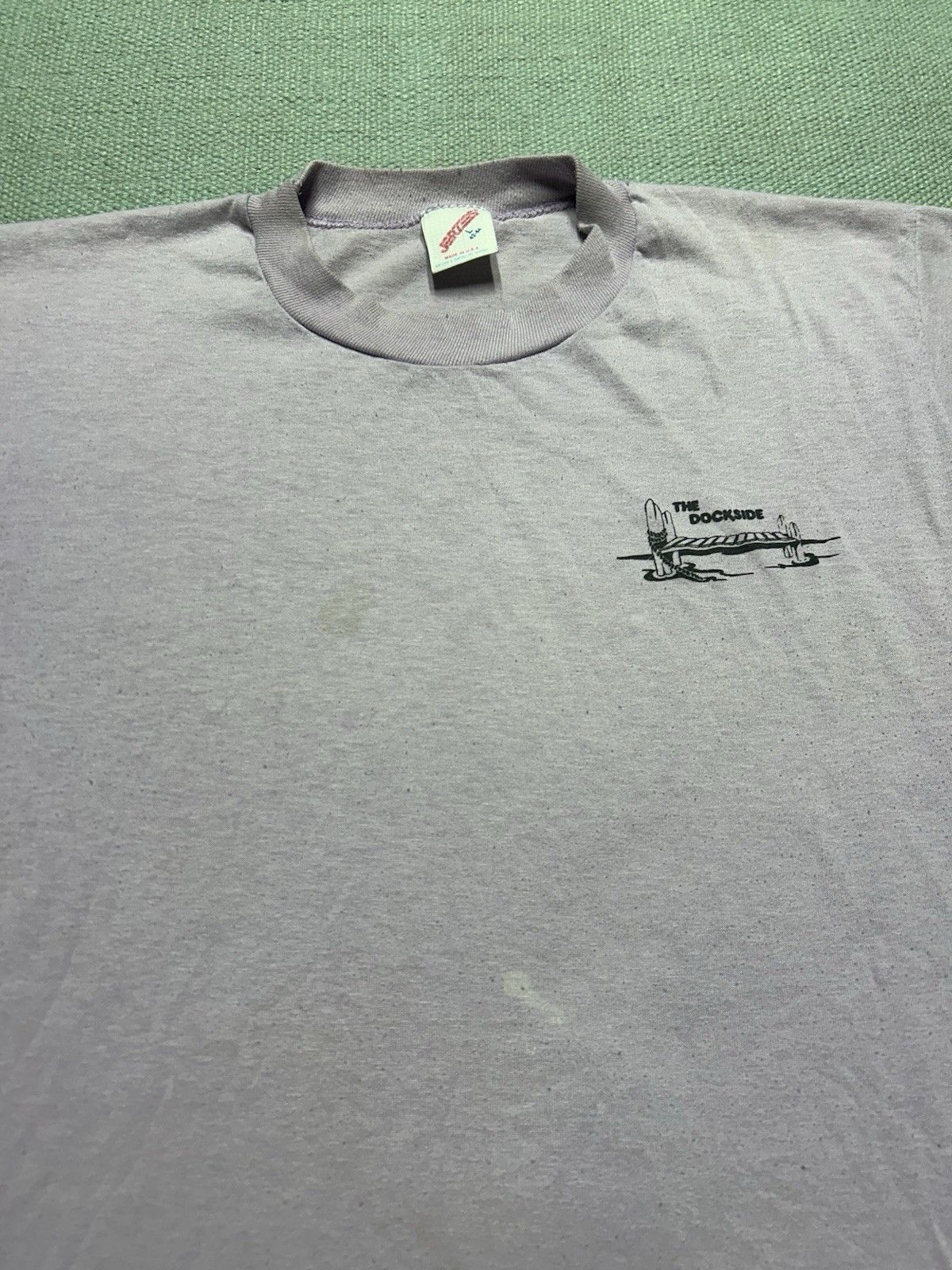 Vintage VTG 80 t shirt the clam river dockside Michigan restaurant L Size US L / EU 52-54 / 3 - 5 Thumbnail