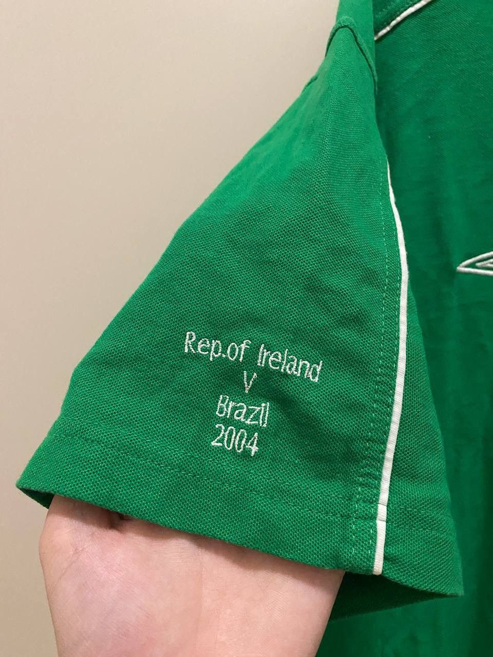 Umbro × Vintage Match worn Umbro Ireland v Brazil Vintage t shirt Size US XL / EU 56 / 4 - 3 Thumbnail