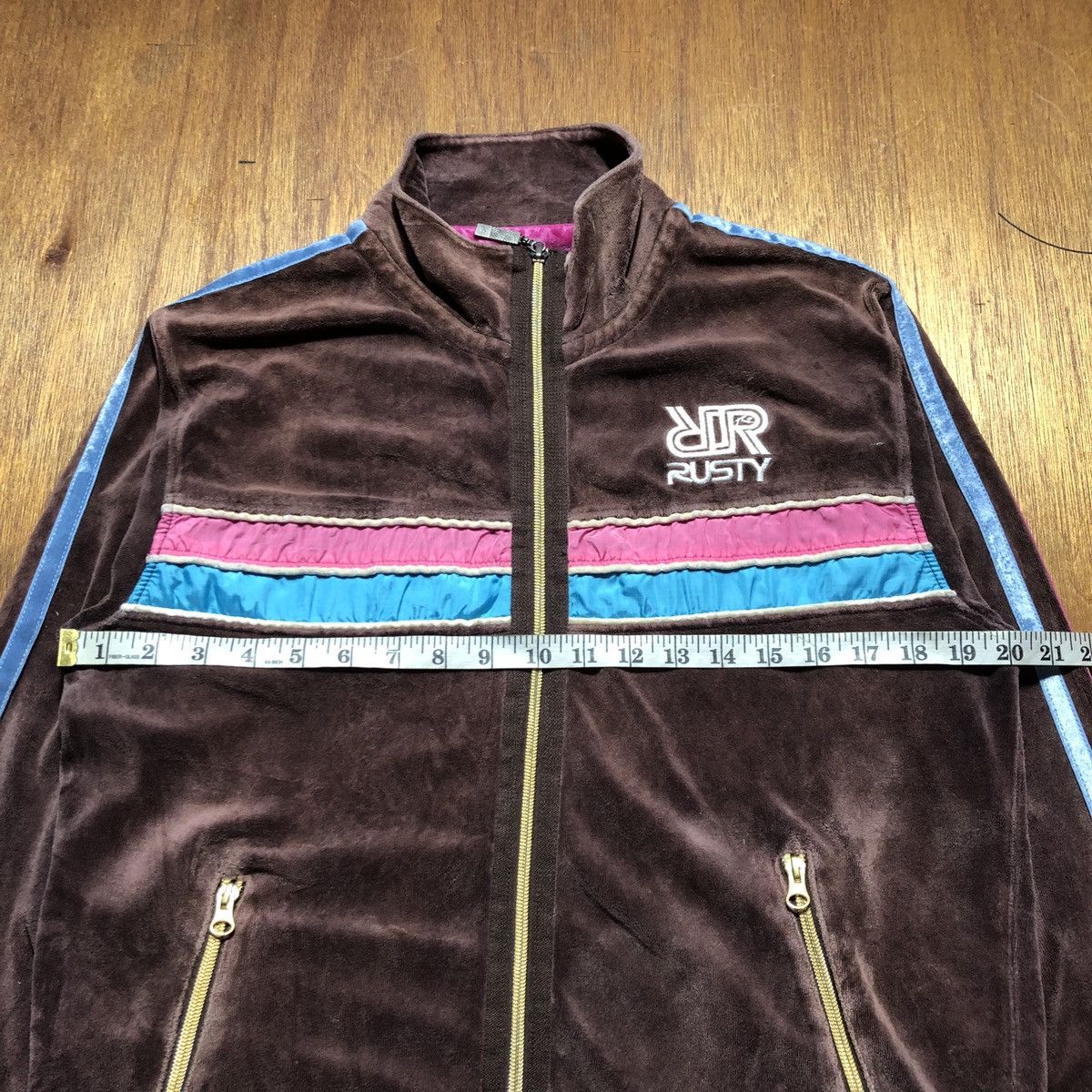 Rusty × Vintage Vintage Y2K Rusty Zipper Sweater Size M / US 6-8 / IT 42-44 - 13 Thumbnail