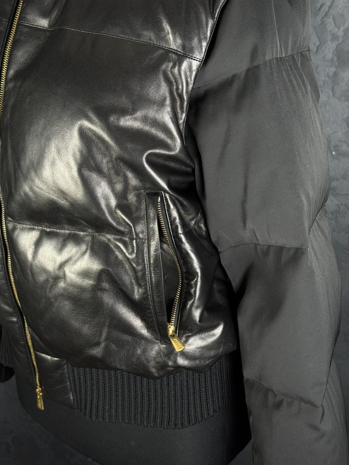 Bally RRP $3,300 BALLY Women’s Lamb Leather Puffer Jacket Vest Size M / US 6-8 / IT 42-44 - 8 Thumbnail