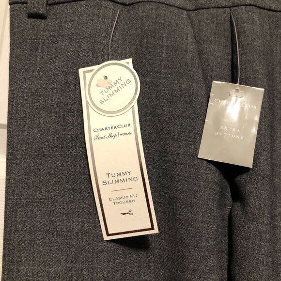 Charter Club CHARTER CLUB WOMEN'S NEW 63%POLYSTR 33%RAYON PANTS 24/32 Size 42" / US 20 - 3 Thumbnail