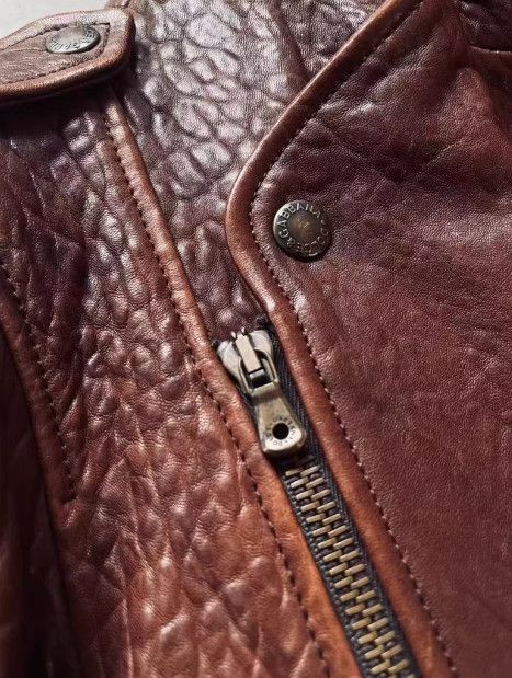 Dolce & Gabbana Early Distressed Double-Layer Cowhide Leather Jacket Size US S / EU 44-46 / 1 - 8 Thumbnail