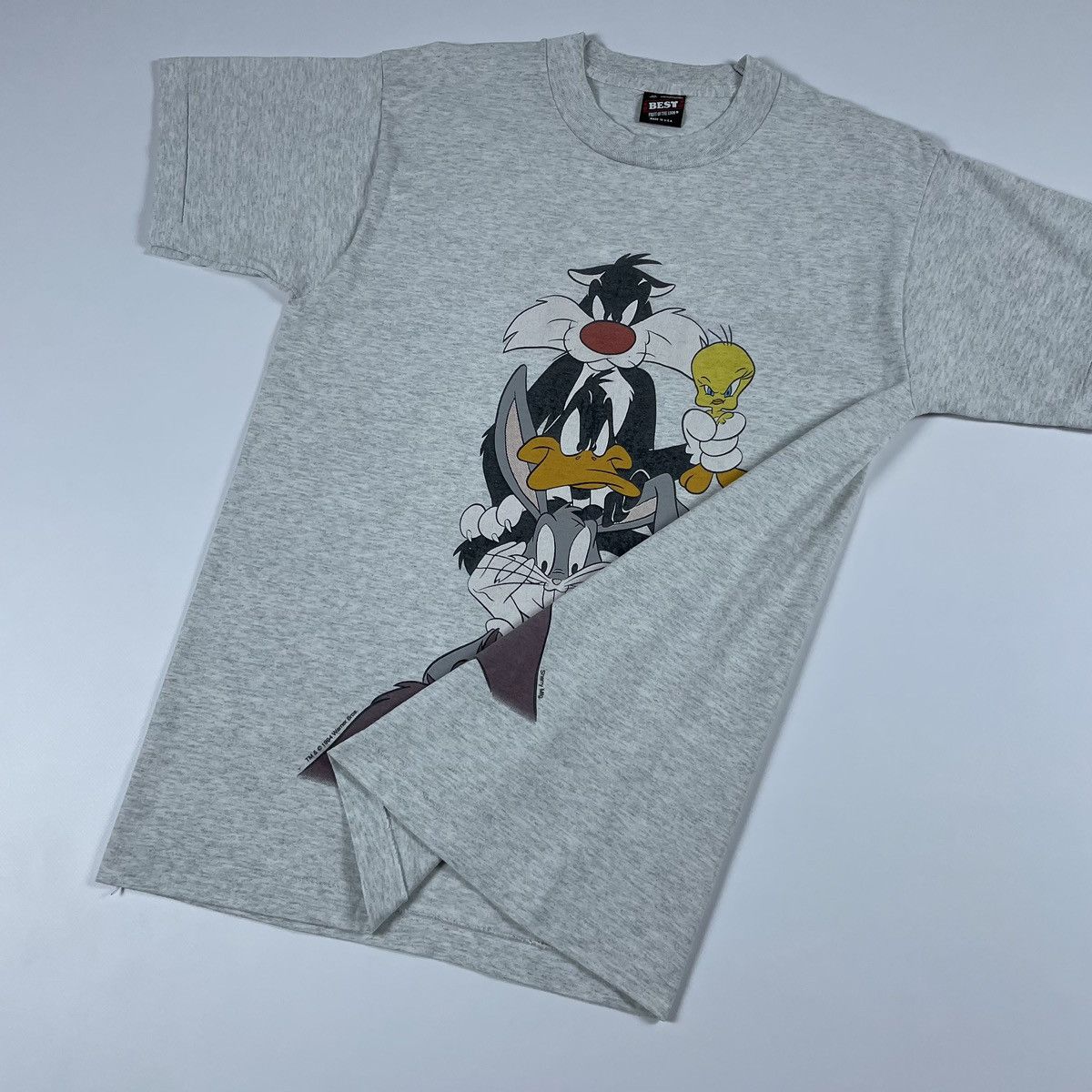 Vintage Vintage 1994 Warner Bros T-shirt Size US M / EU 48-50 / 2 - 4 Thumbnail