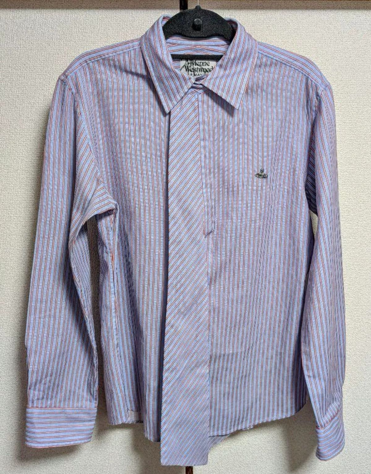 Vivienne Westwood Vivienne Westwood Striped Shirt for Men Size US L / EU 52-54 / 3 - 1 Thumbnail