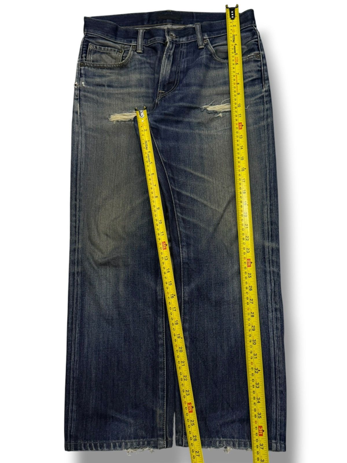 Uniqlo Vintage UNIQLO Jeans Regular Straight Kaihara Denim| Size 31 Size US 31 - 14 Thumbnail