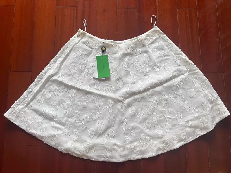 Kenzo Kenzo White Short Skirt - dmc Size 26" / US 2 / IT 38 - 1 Thumbnail