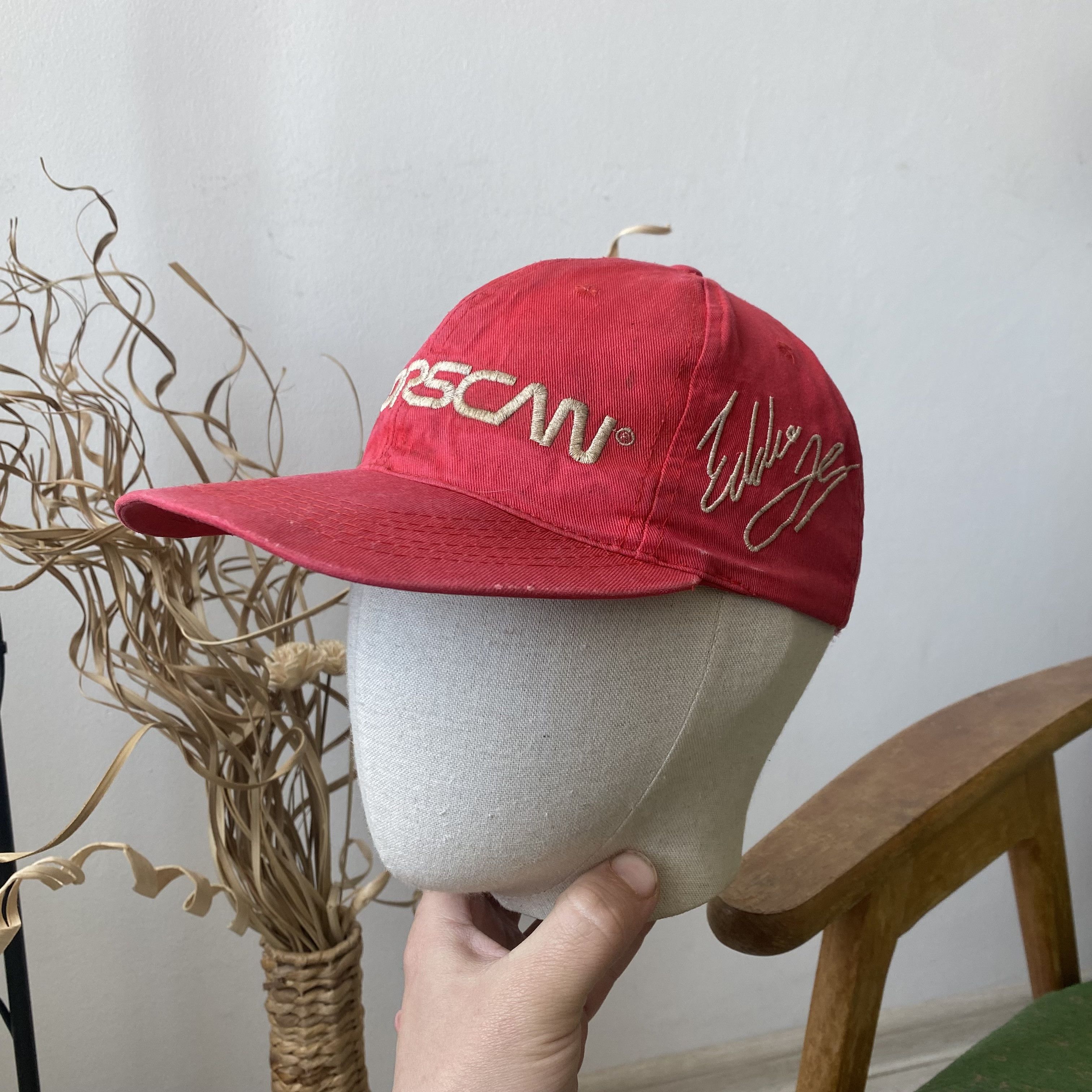 Ferrari 🏎 Rare Vintage 90s F1 Eddie Irvin rasing Cap hat Dad hat Size ONE SIZE - 1 Thumbnail