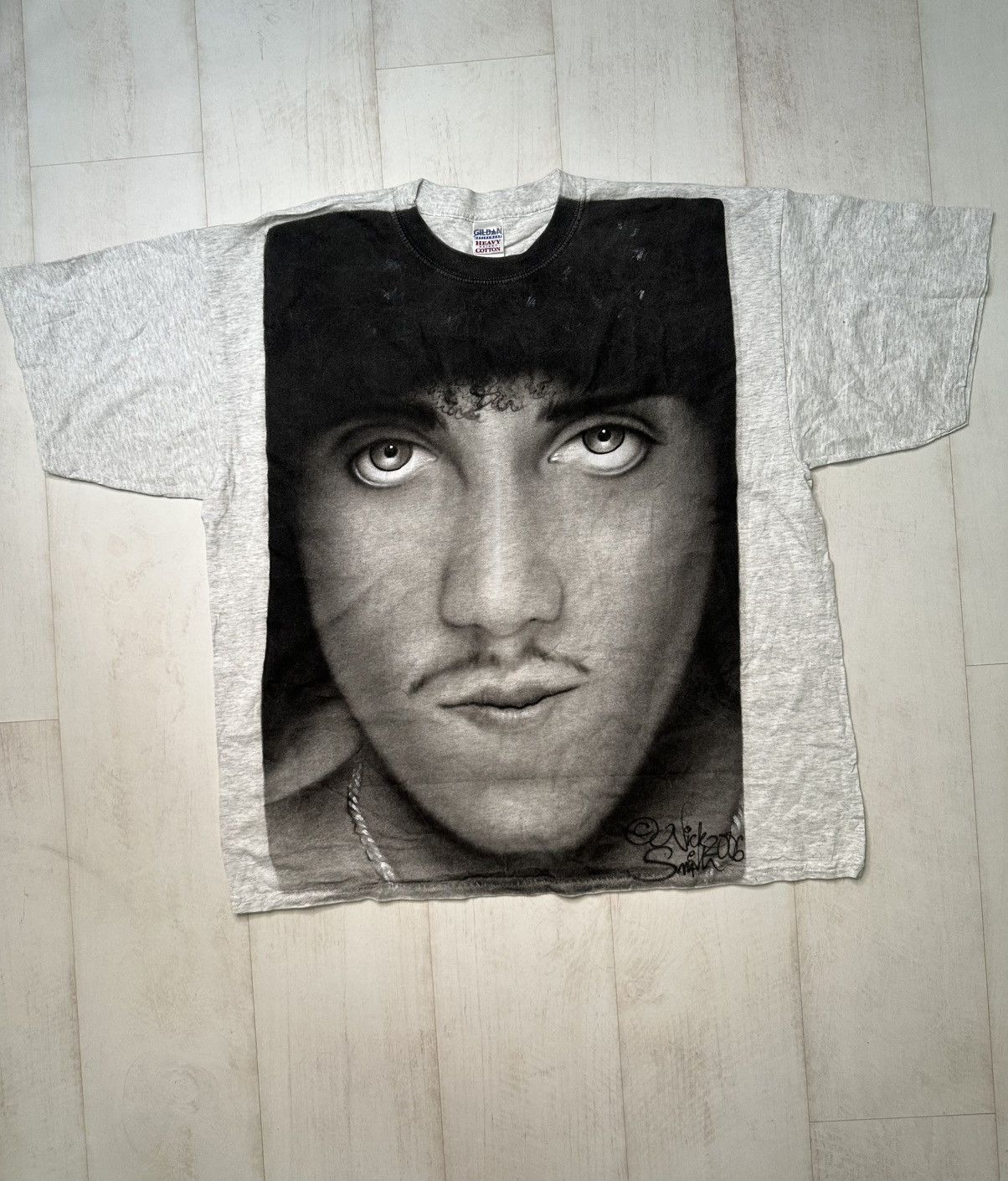 Vintage Nick Smith airbrush 2006 tshirt Size US XXL / EU 58 / 5 - 1 Thumbnail