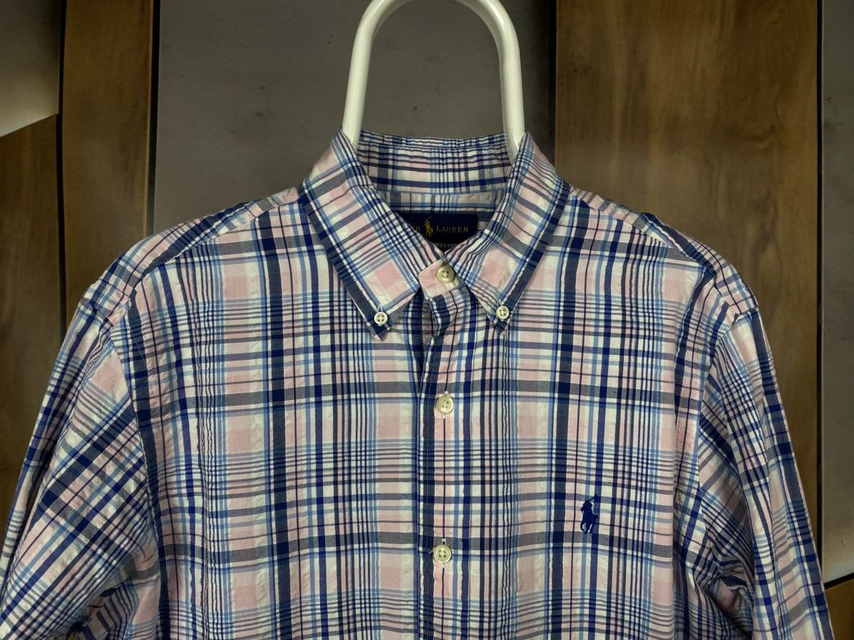 Polo Ralph Lauren 🎠Vintage Shirt Button Up Polo Ralph Lauren Flannel Pony Tee🎠 Size US L / EU 52-54 / 3 - 5 Thumbnail