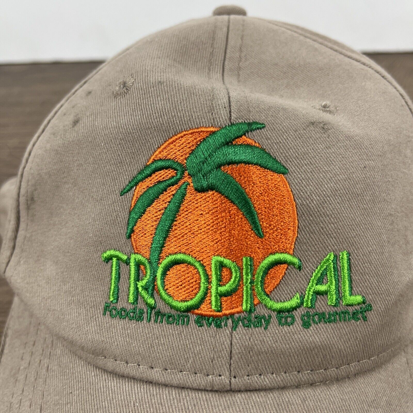 Other Tropical Hat Tropical Foods Hat Tan Brown Hat Adjustable Tan Size ONE SIZE - 7 Thumbnail