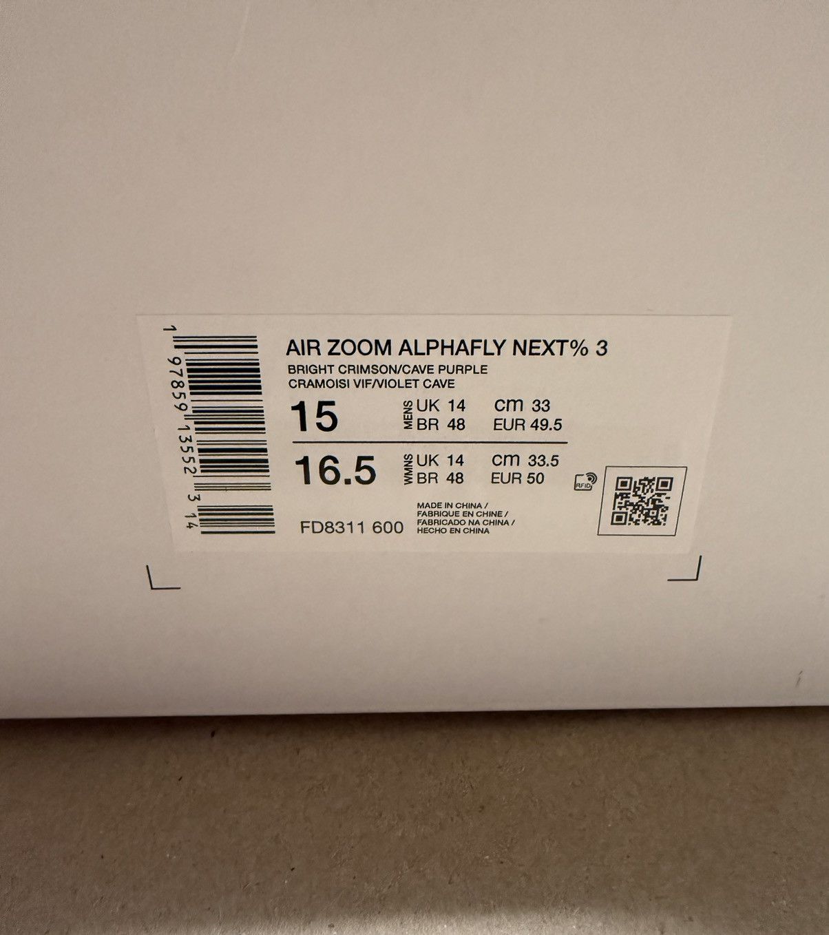 Nike Nike Air Alphafly Next 3% Mens sz 15 running shoes NEW! Size US 15 / EU 48 - 7 Thumbnail