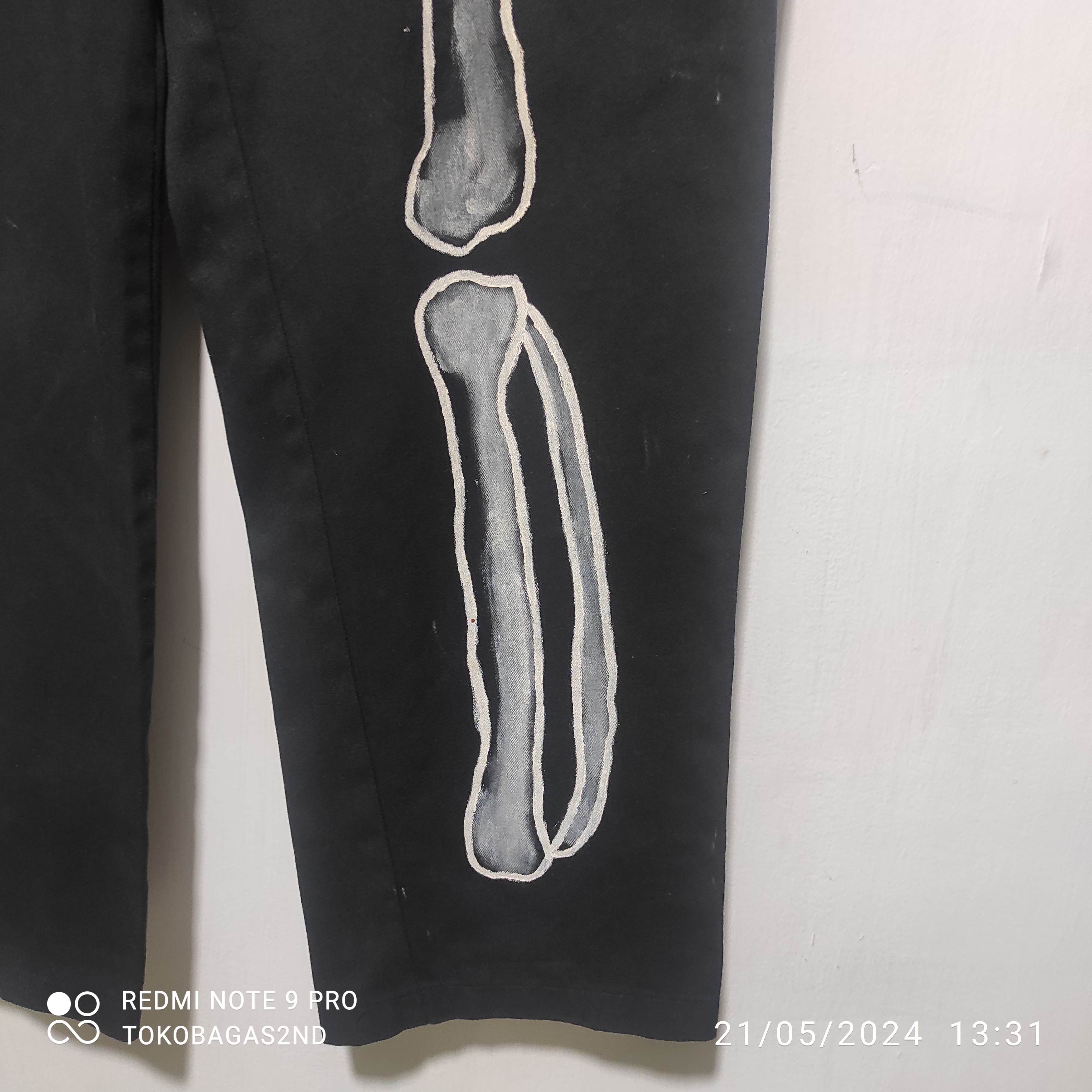 Dickies Dickies 874 Skeleton Custom Black Baggy Pants Size US 34 / EU 50 - 3 Thumbnail