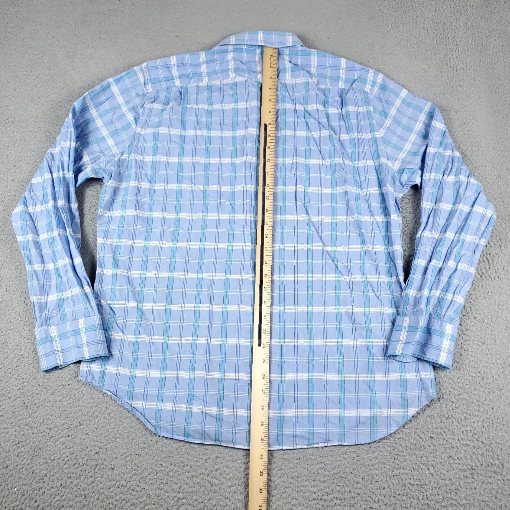 Bonobos Bonobos Shirt Mens XL Blue Plaid Button-Up Long Sleeve Casual Classic Popular Modern Preppy Workwear Size US XL / EU 56 / 4 - 3 Thumbnail