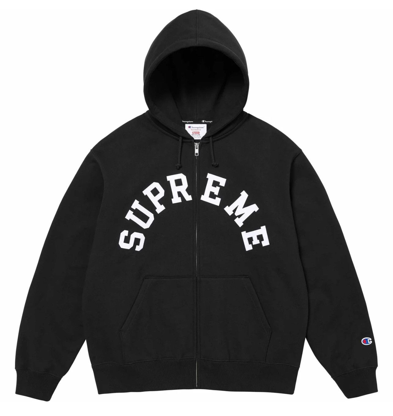 Supreme Supreme X Champion Zip up hoodie | Grailed